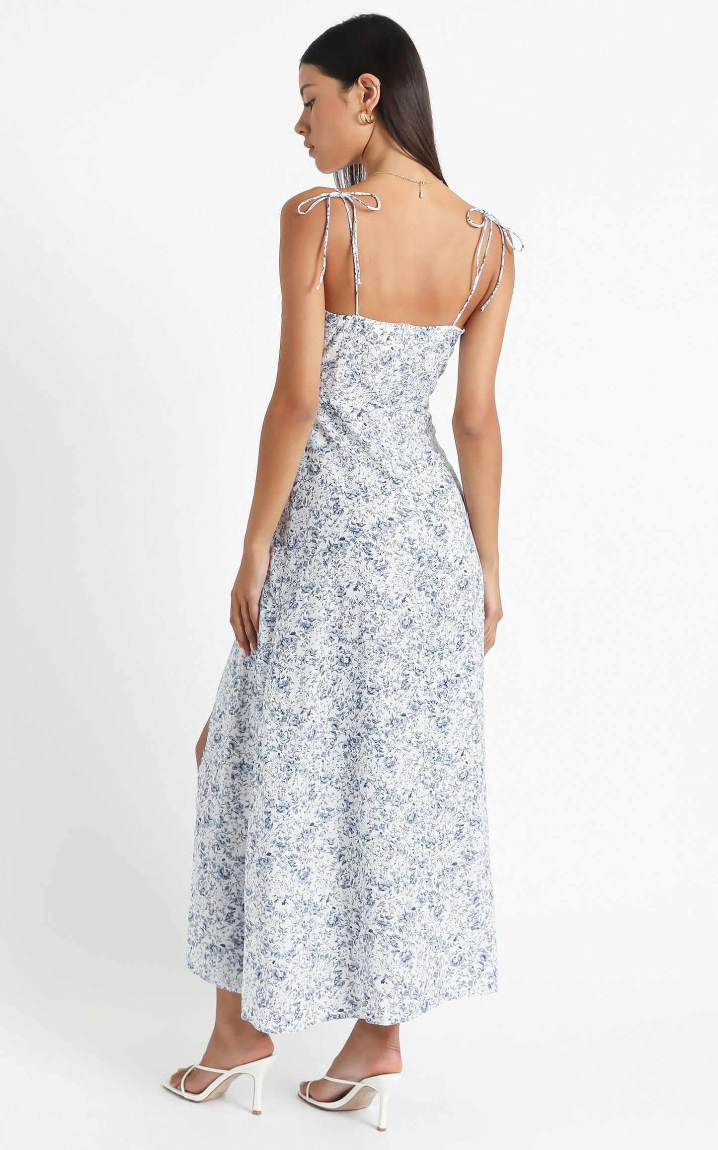 Groove On Dress in Blue Floral
