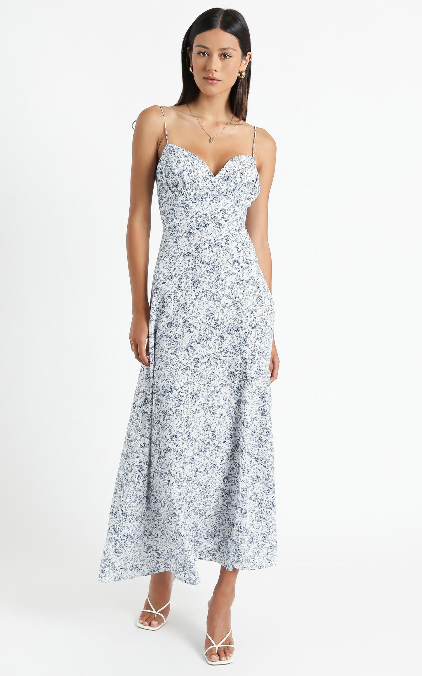 Groove On Dress in Blue Floral