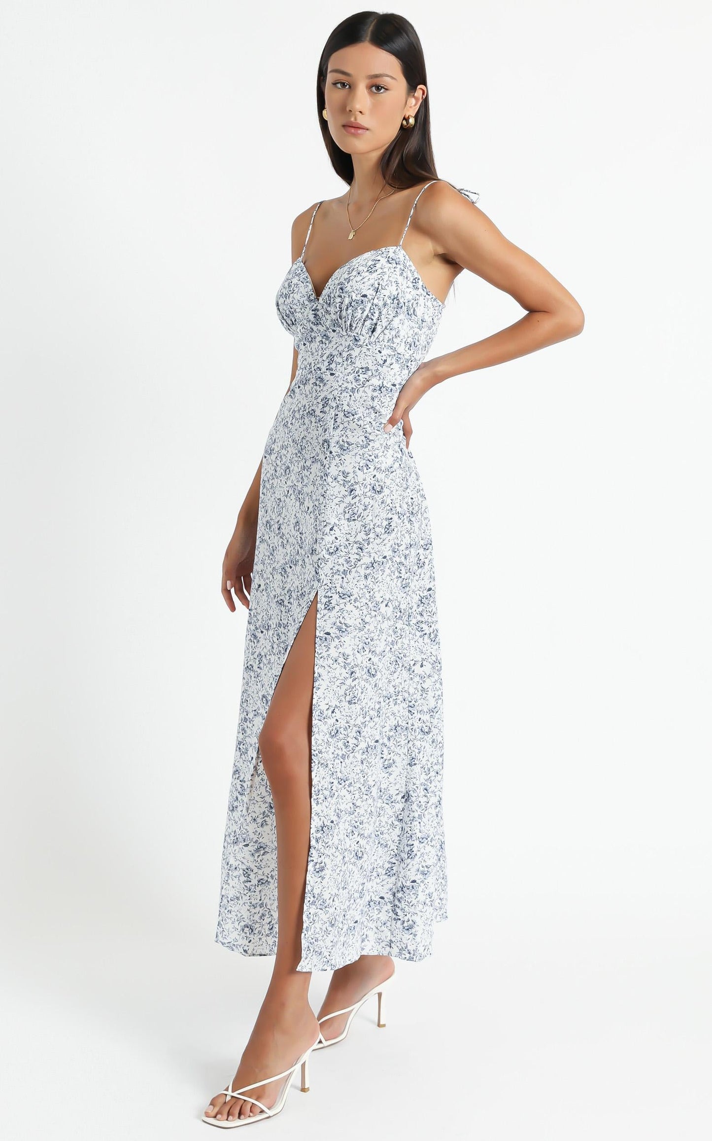 Groove On Dress in Blue Floral