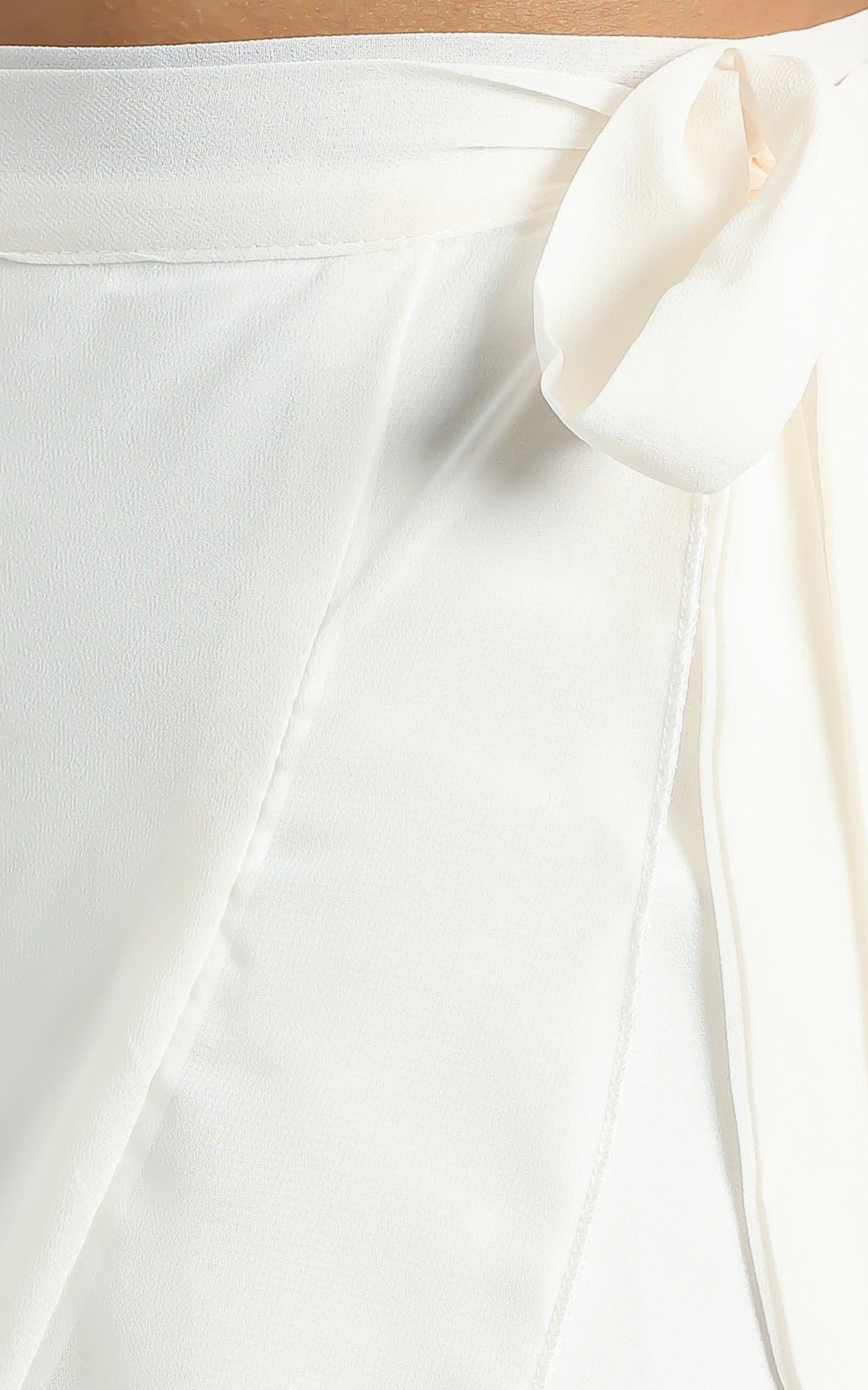Add To The Mix Skirt in White