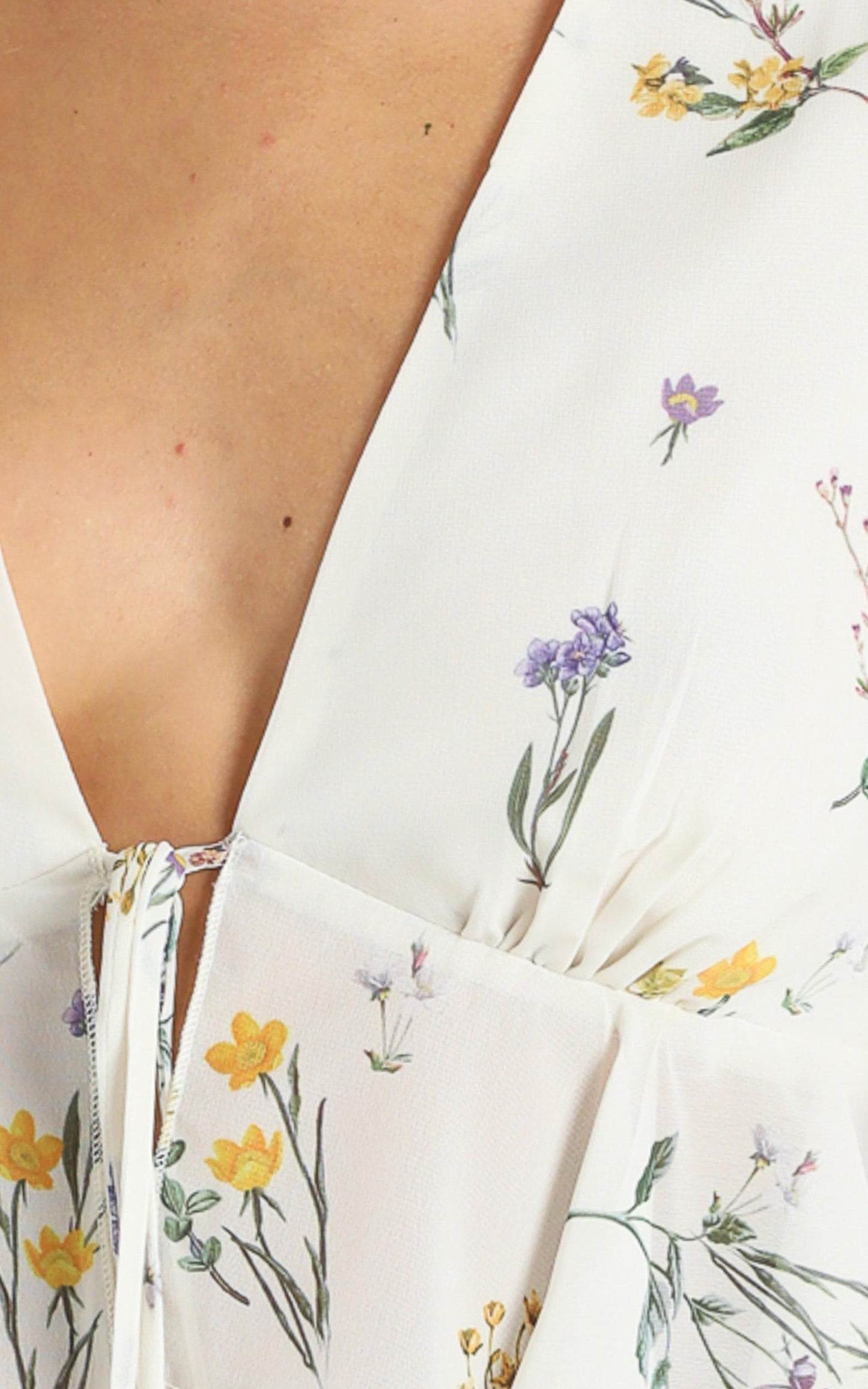 Dance It Out Top in Botanical Floral