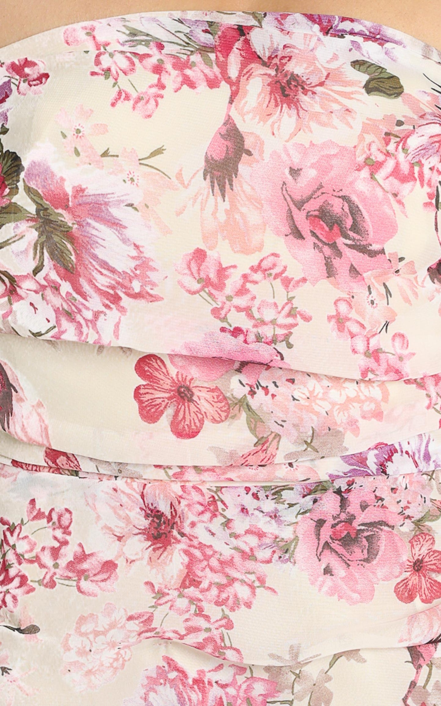 Cant Get You Off My Mind Dress in Pink Floral