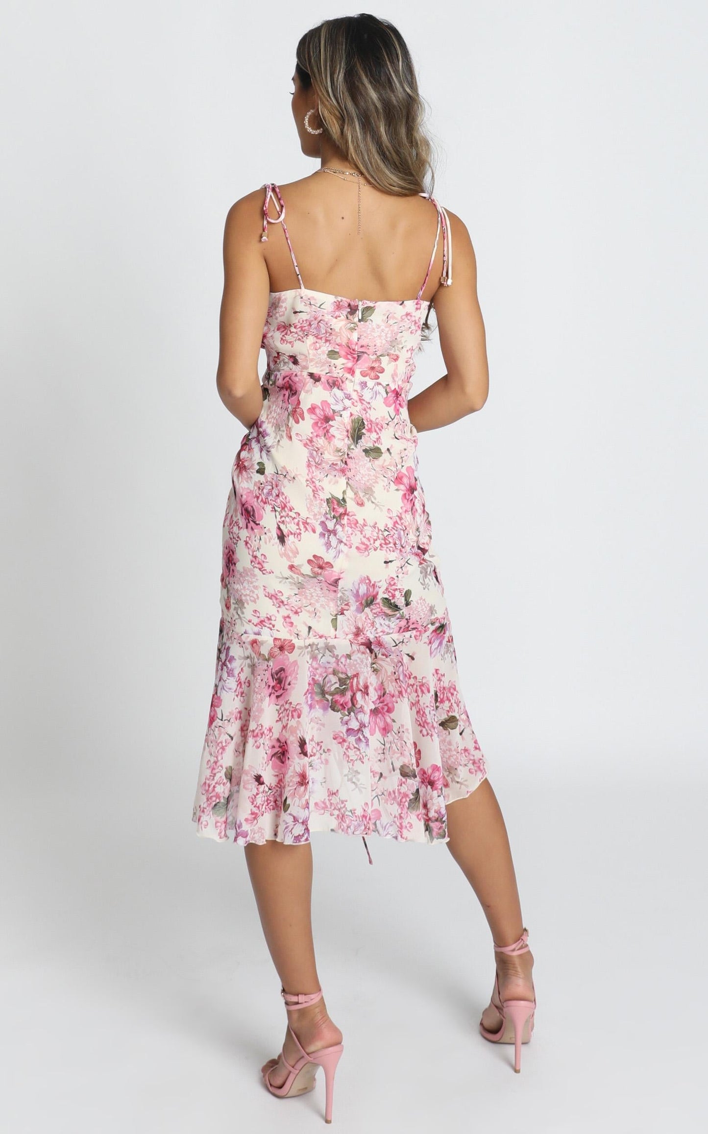 When Im With You Dress in Pink Floral