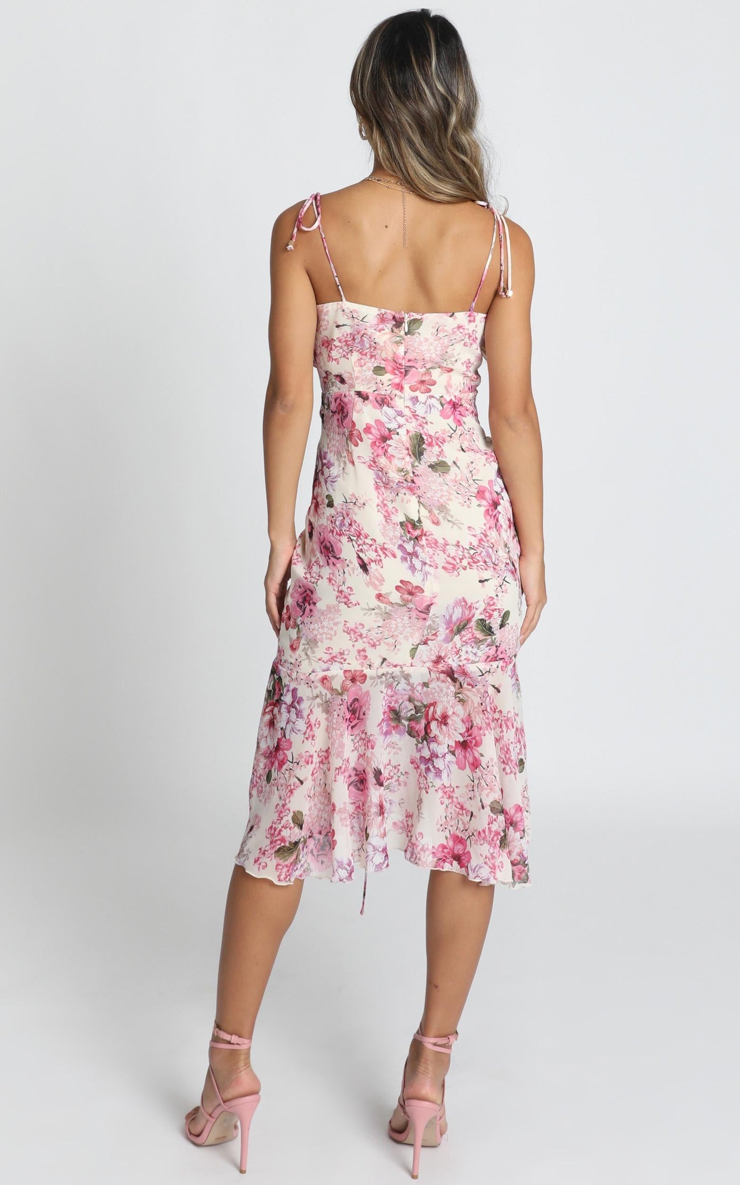 When Im With You Dress in Pink Floral