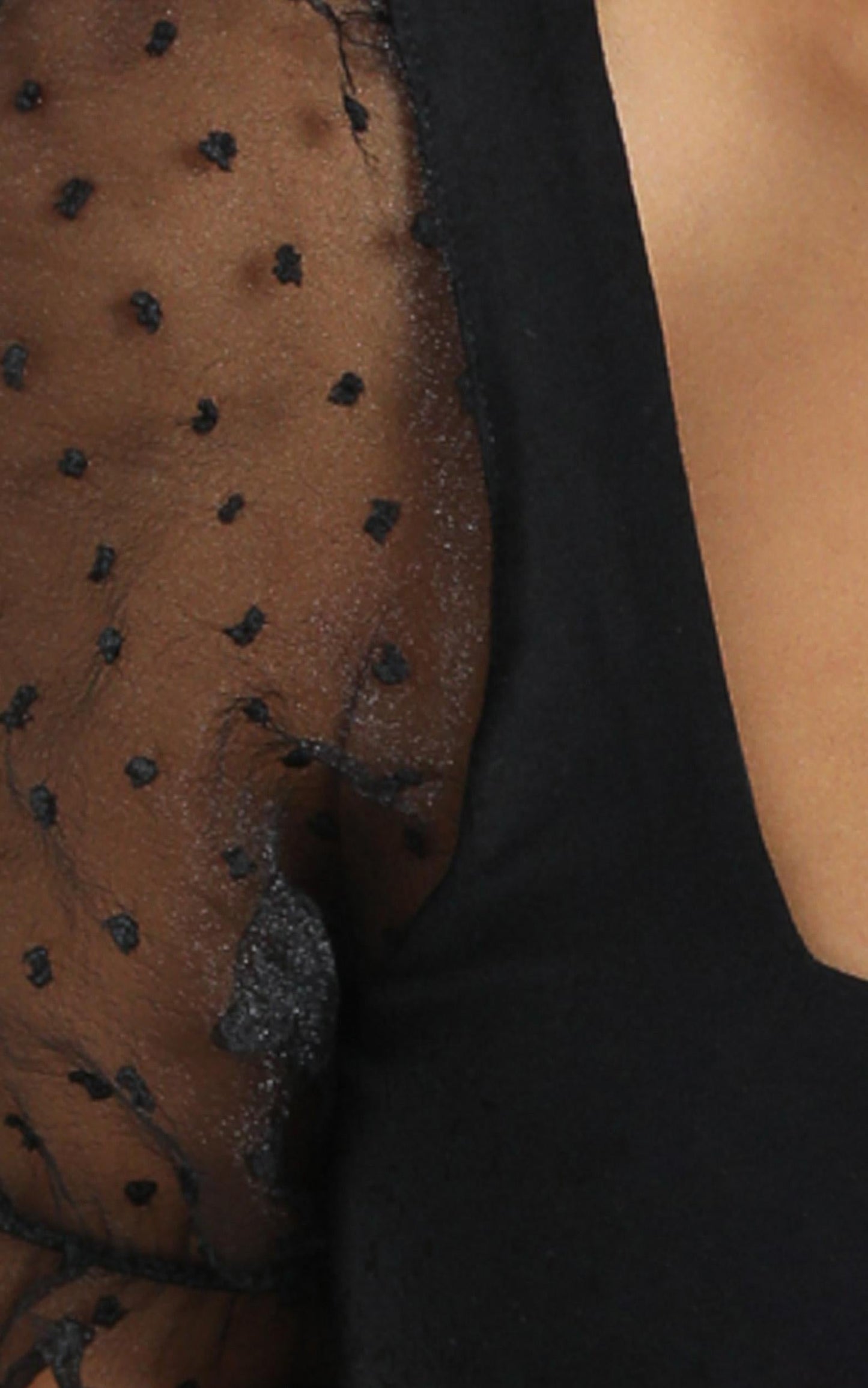 Light Hearted Crop Top In black