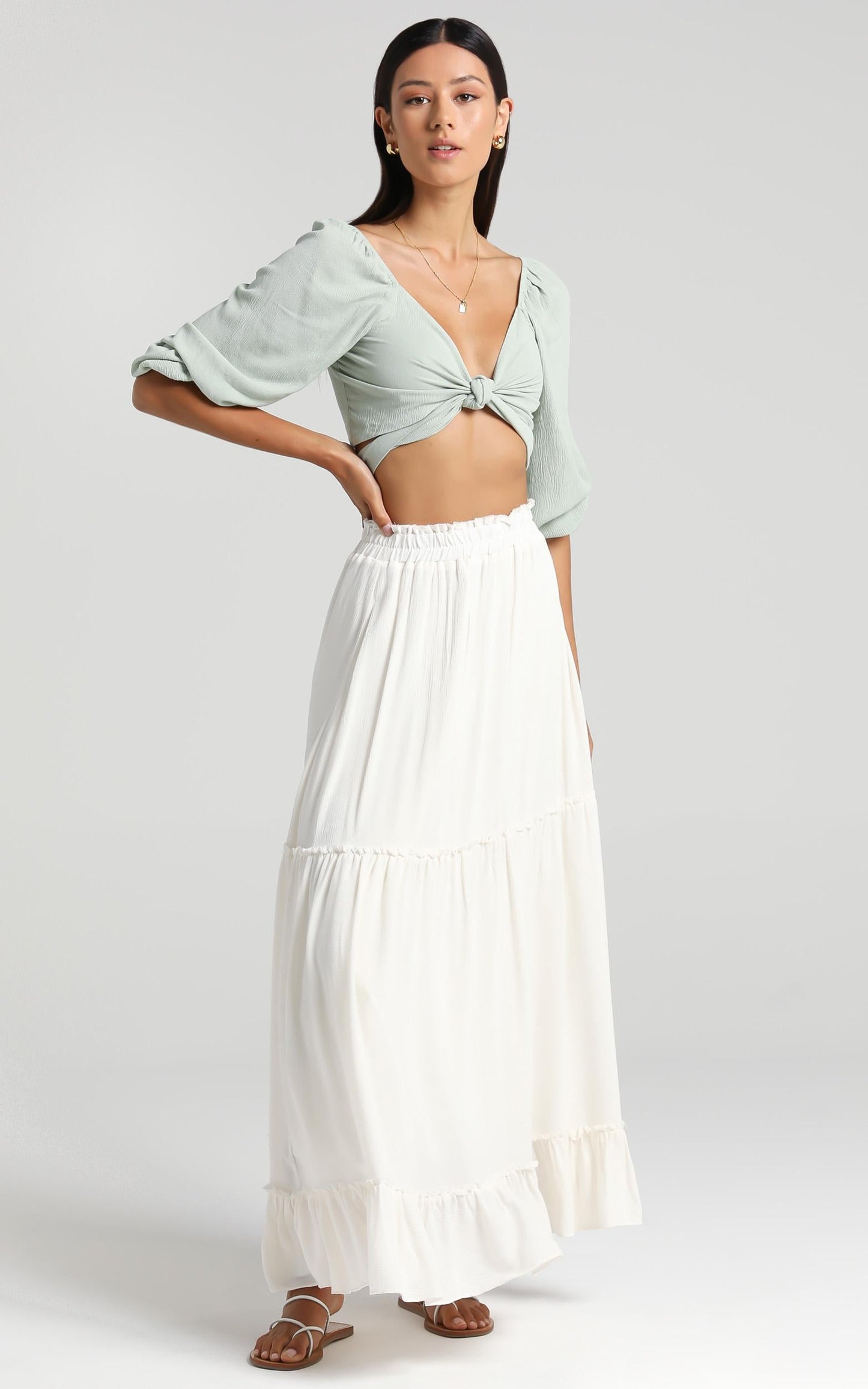 Thessy Skirt in Cream