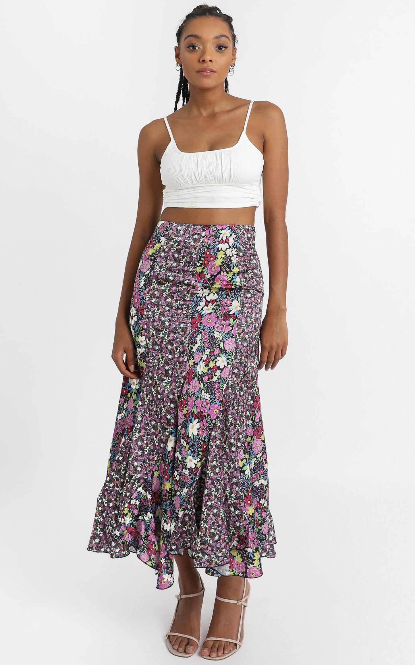 A Fool For You Skirt in Forest Floral