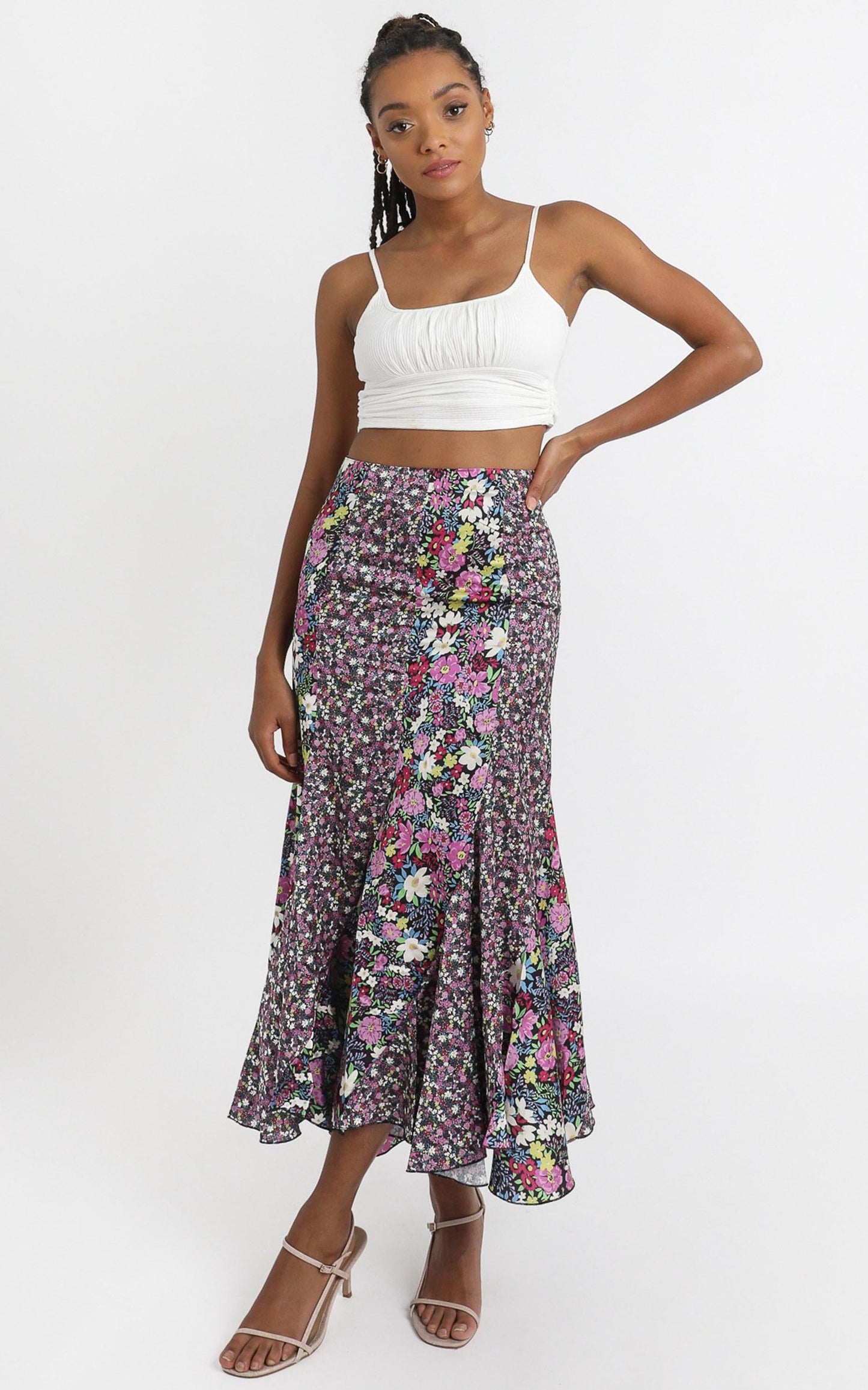 A Fool For You Skirt in Forest Floral