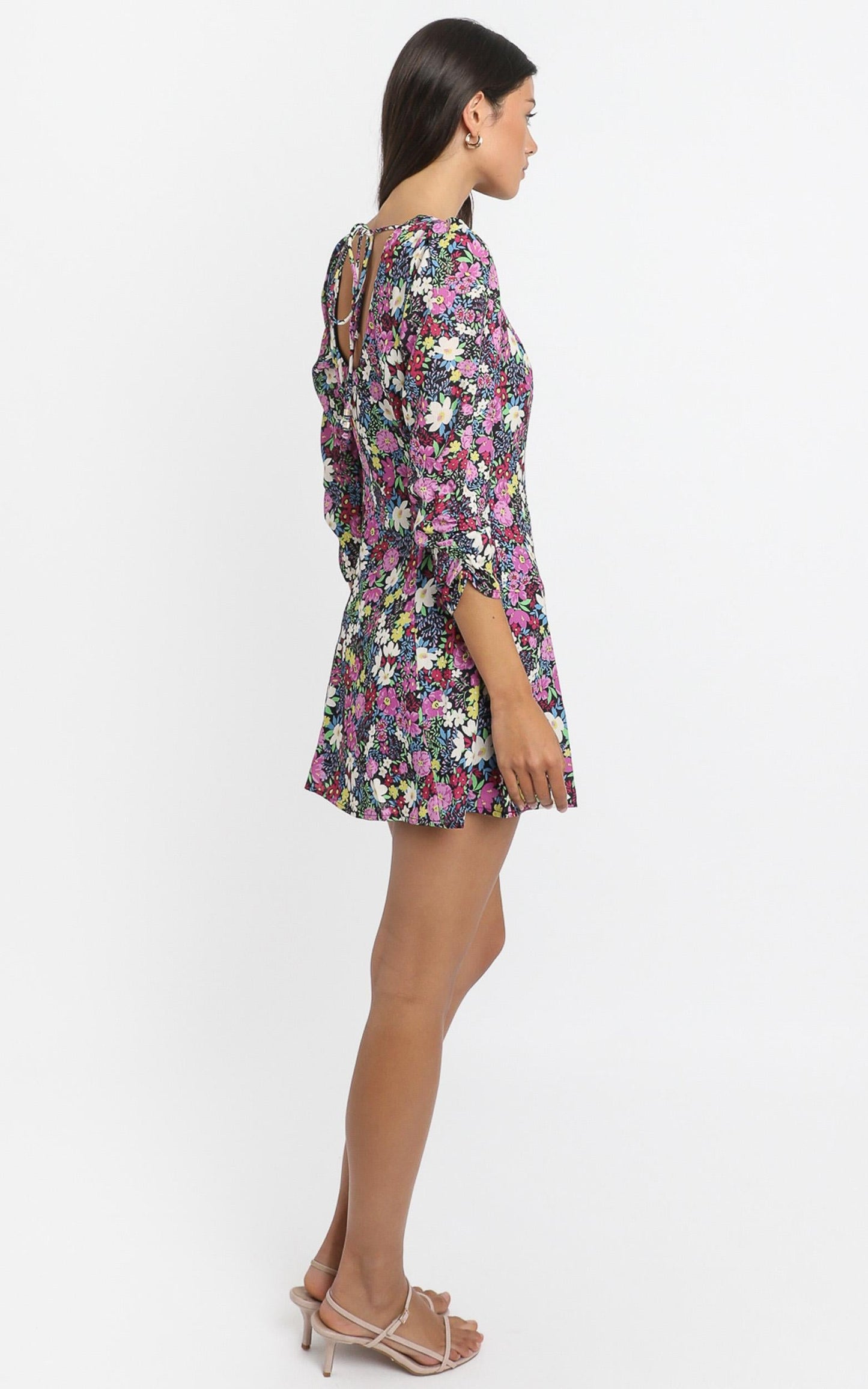 Nessi Mini Dress in Forest Floral