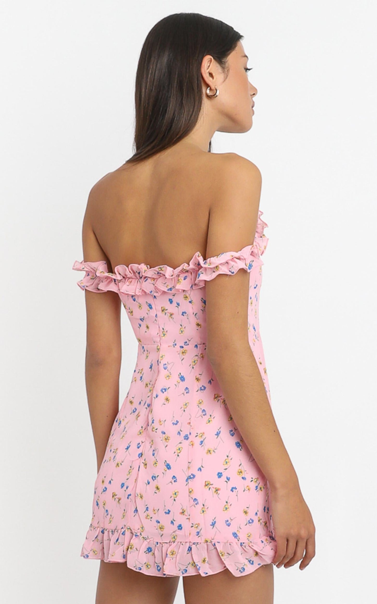 Summertime Gala Dress in Pink Floral