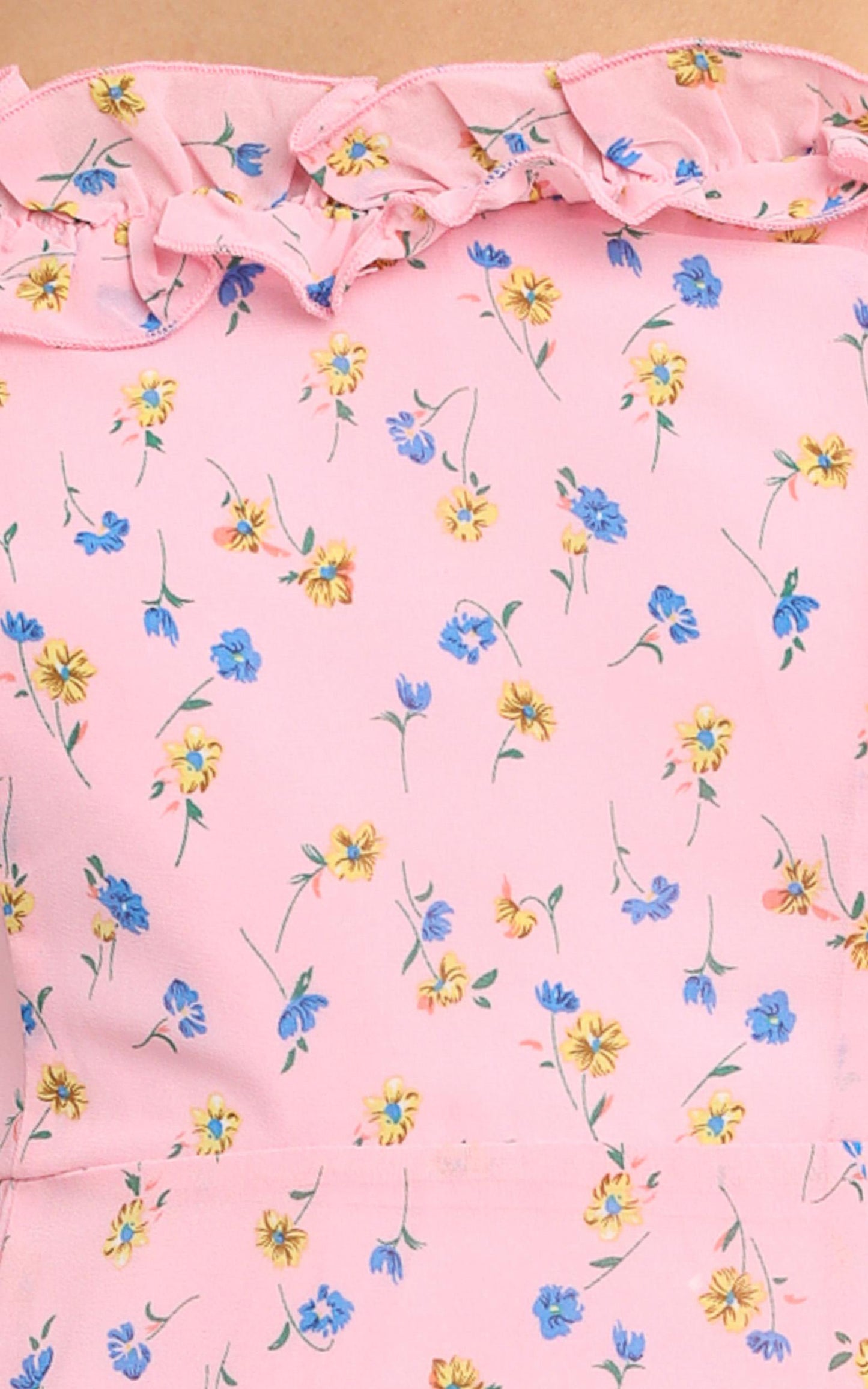 Summertime Gala Dress in Pink Floral