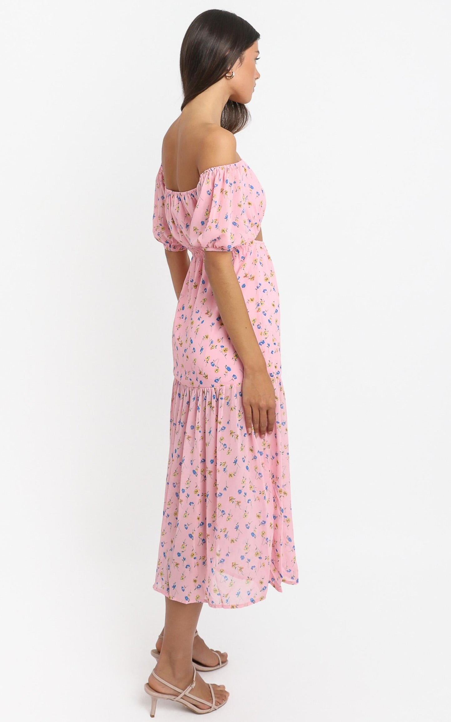 Saint Tropez Dress in Pink Floral