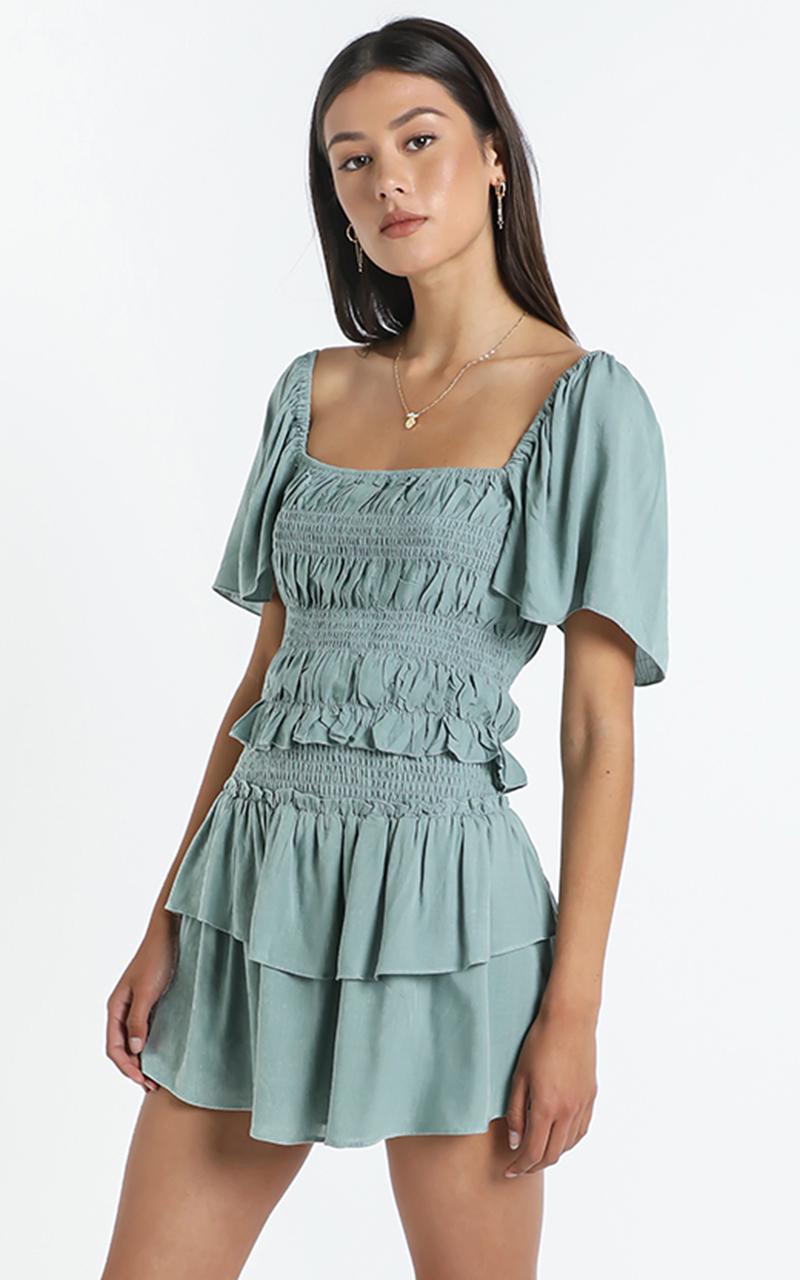 Jessalyn Top in Sage