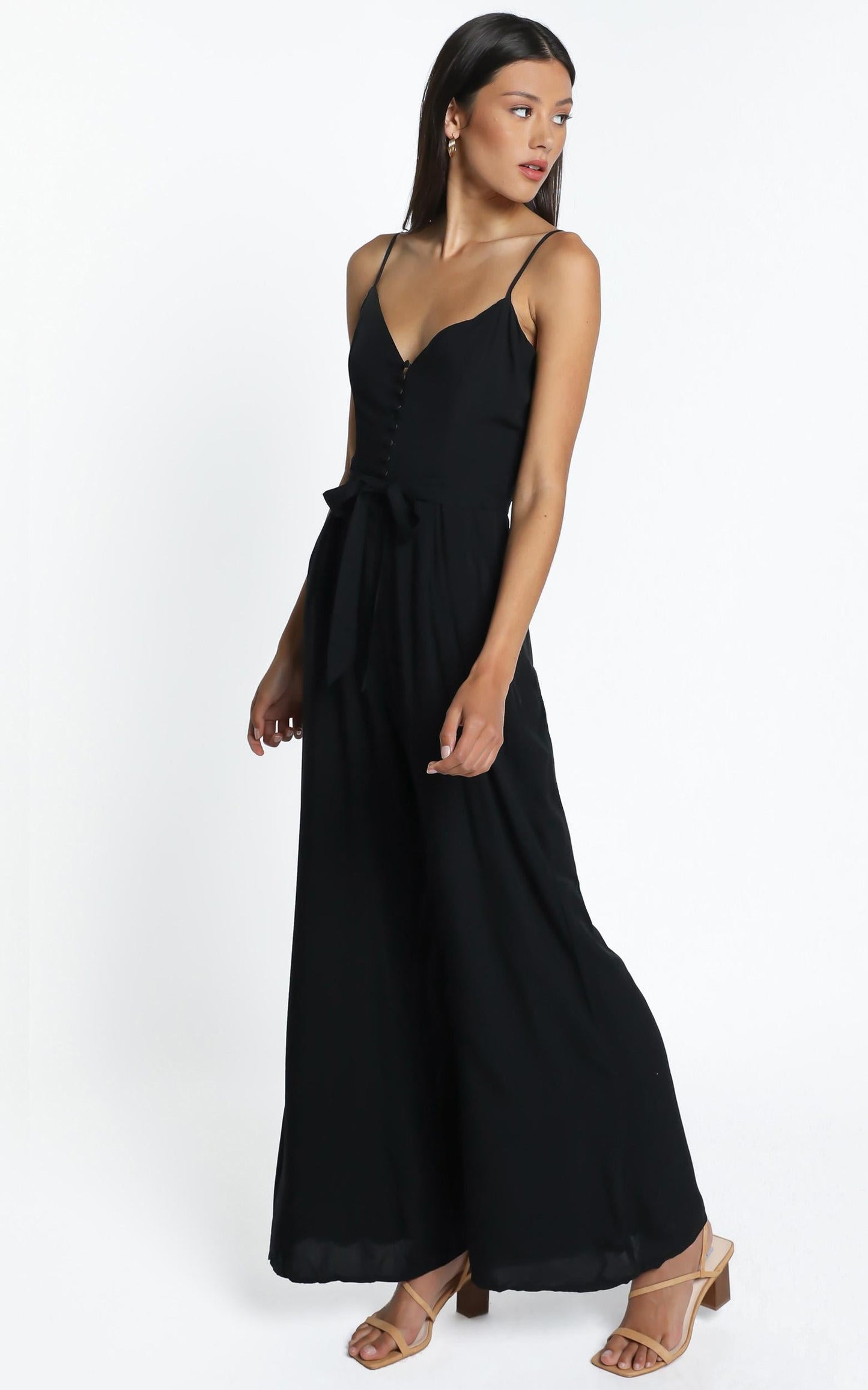 Porsha Jumpsuit in Black
