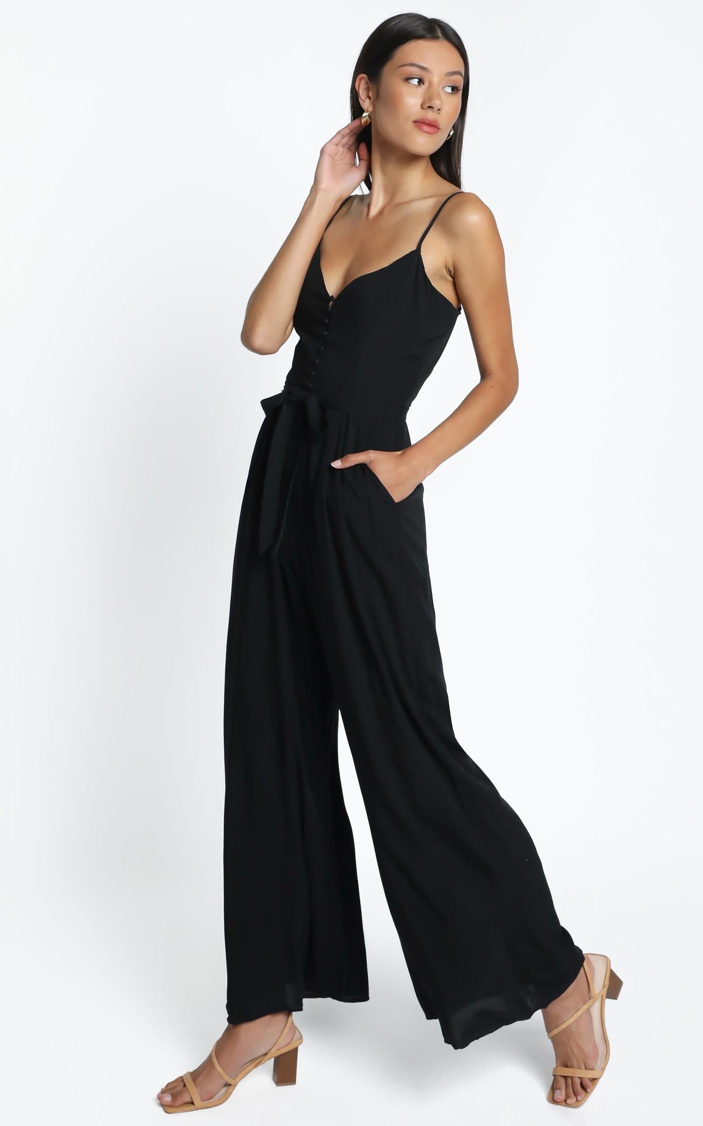 Porsha Jumpsuit in Black