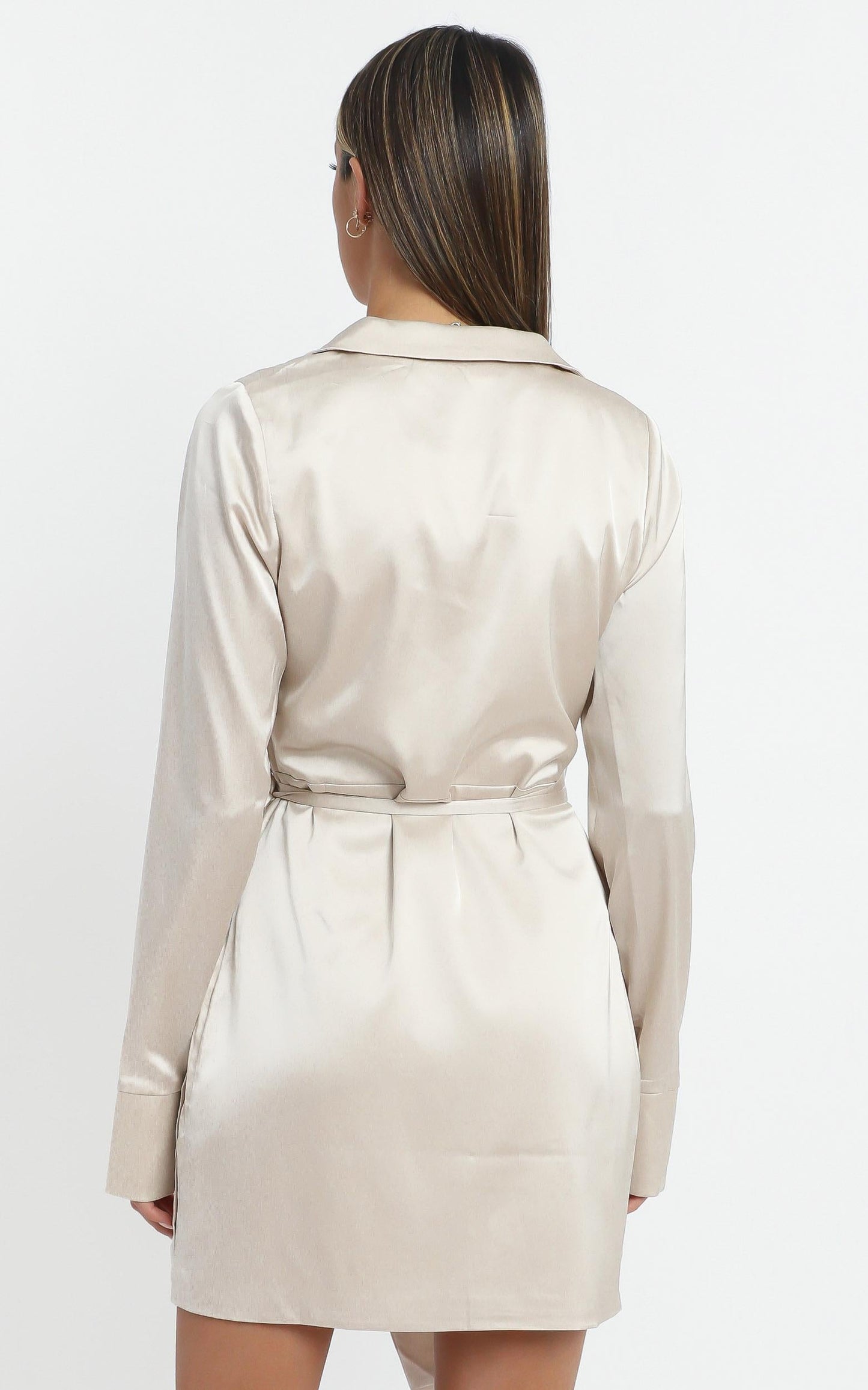 Loren Dress in Champagne