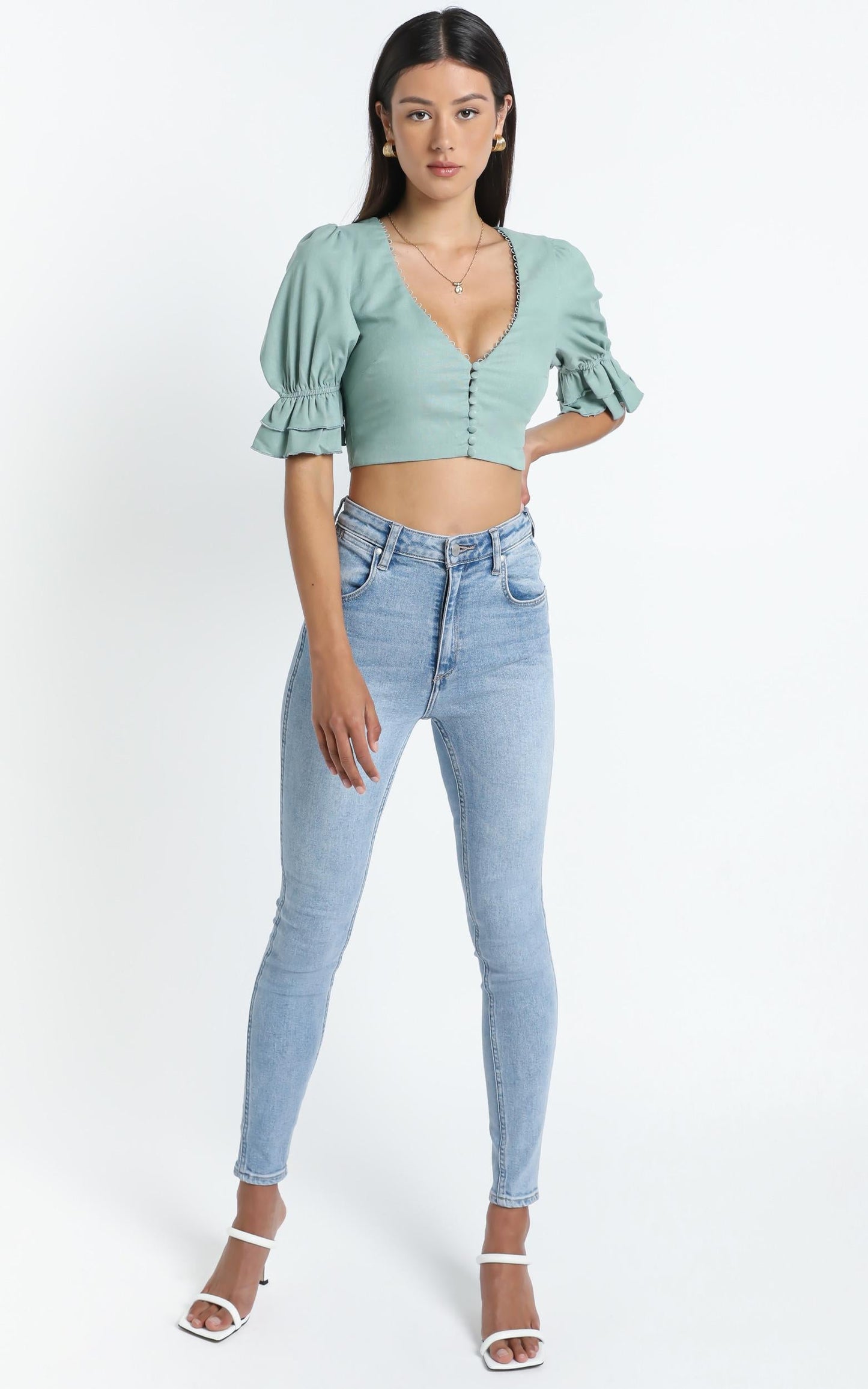 Murphy Top in Sage