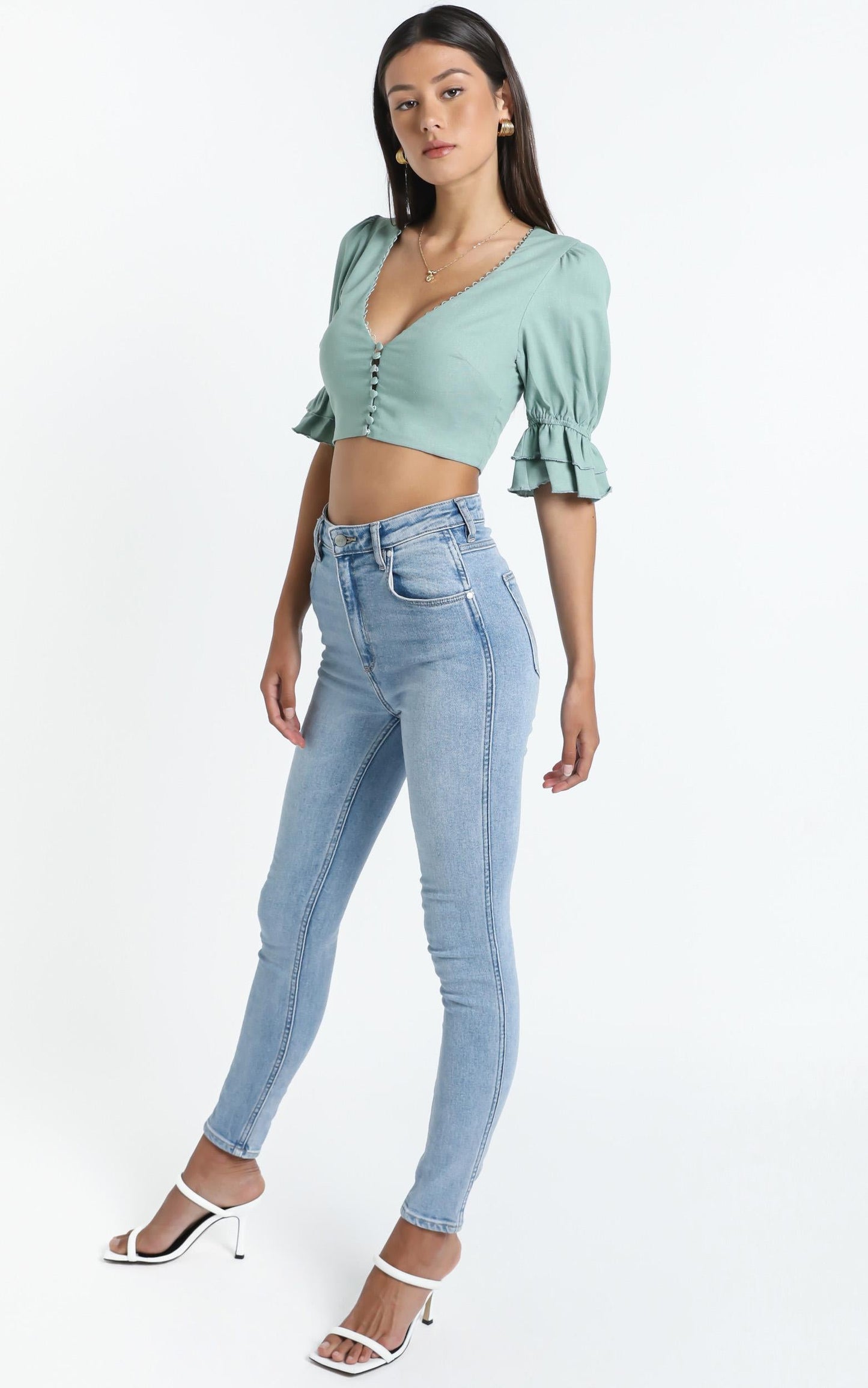 Murphy Top in Sage