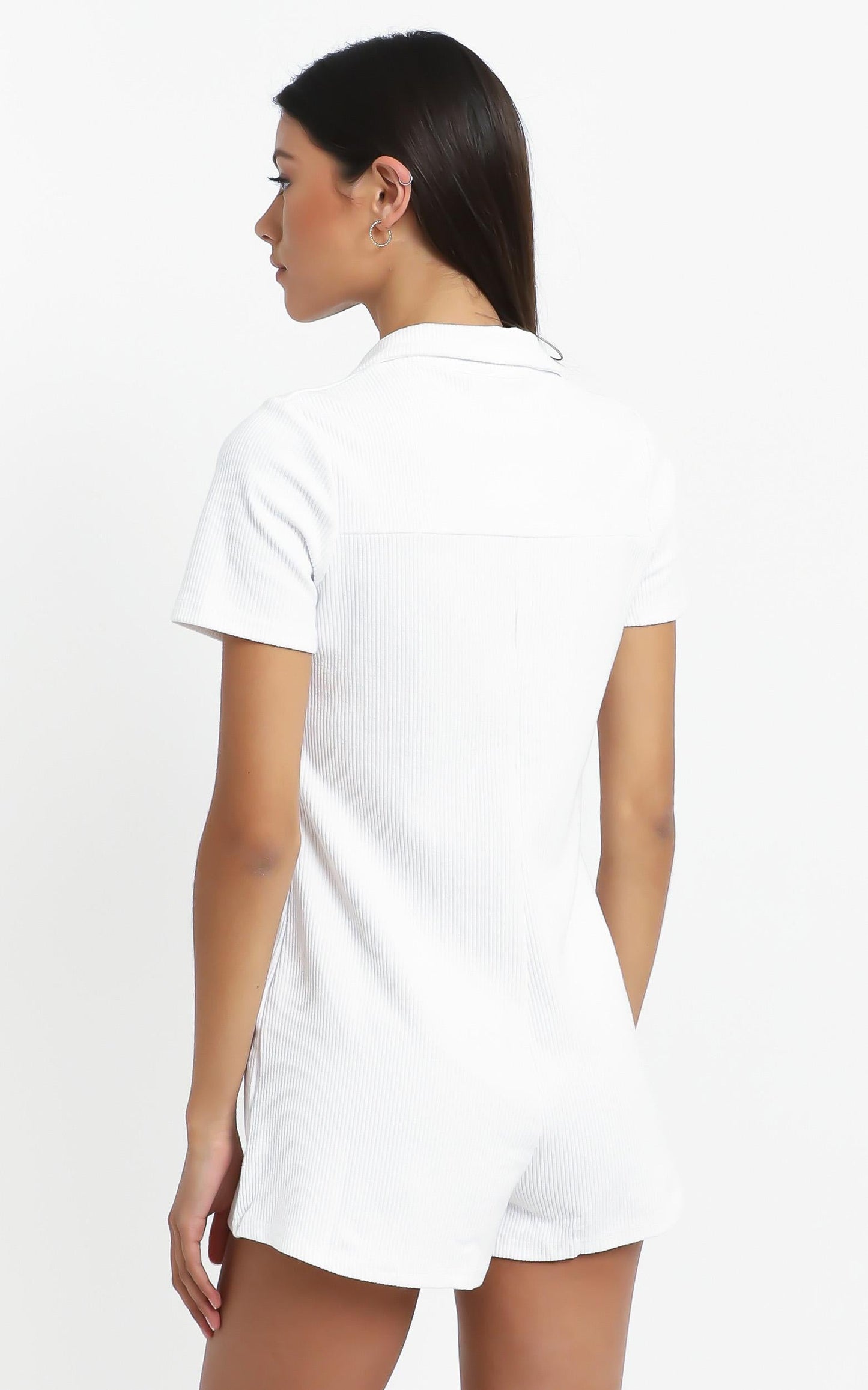 Olivette Playsuit in White