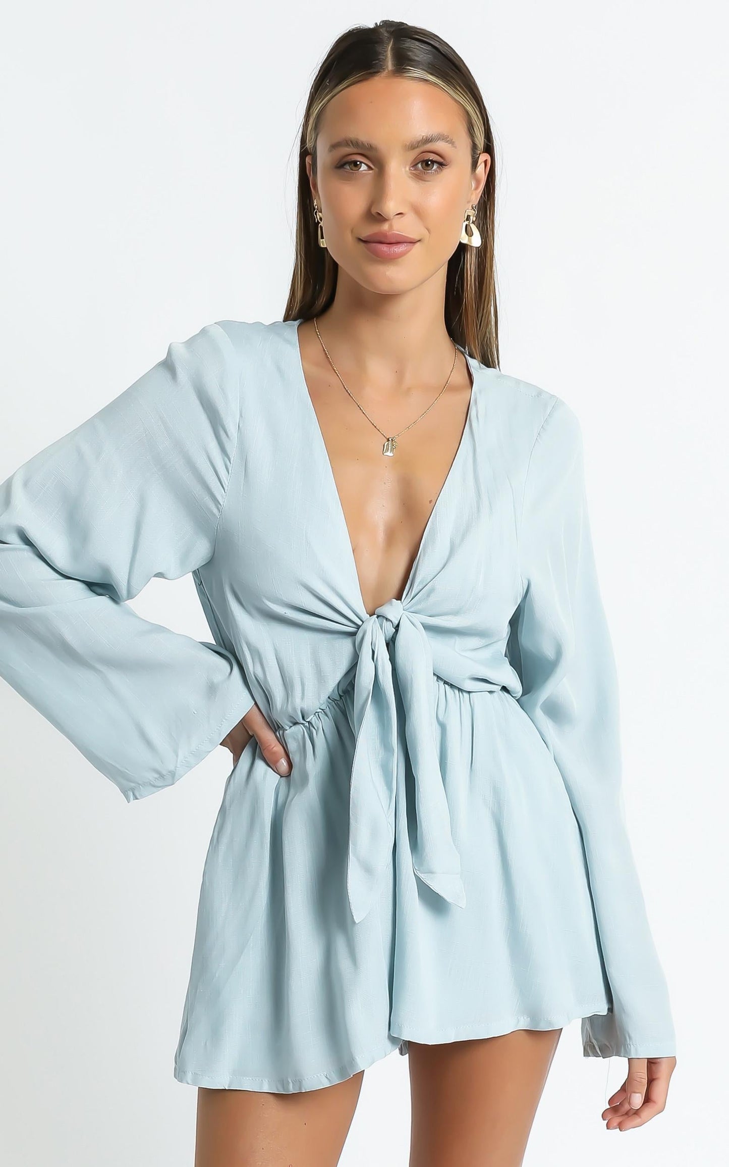 Genesis Playsuit in Powder Blue