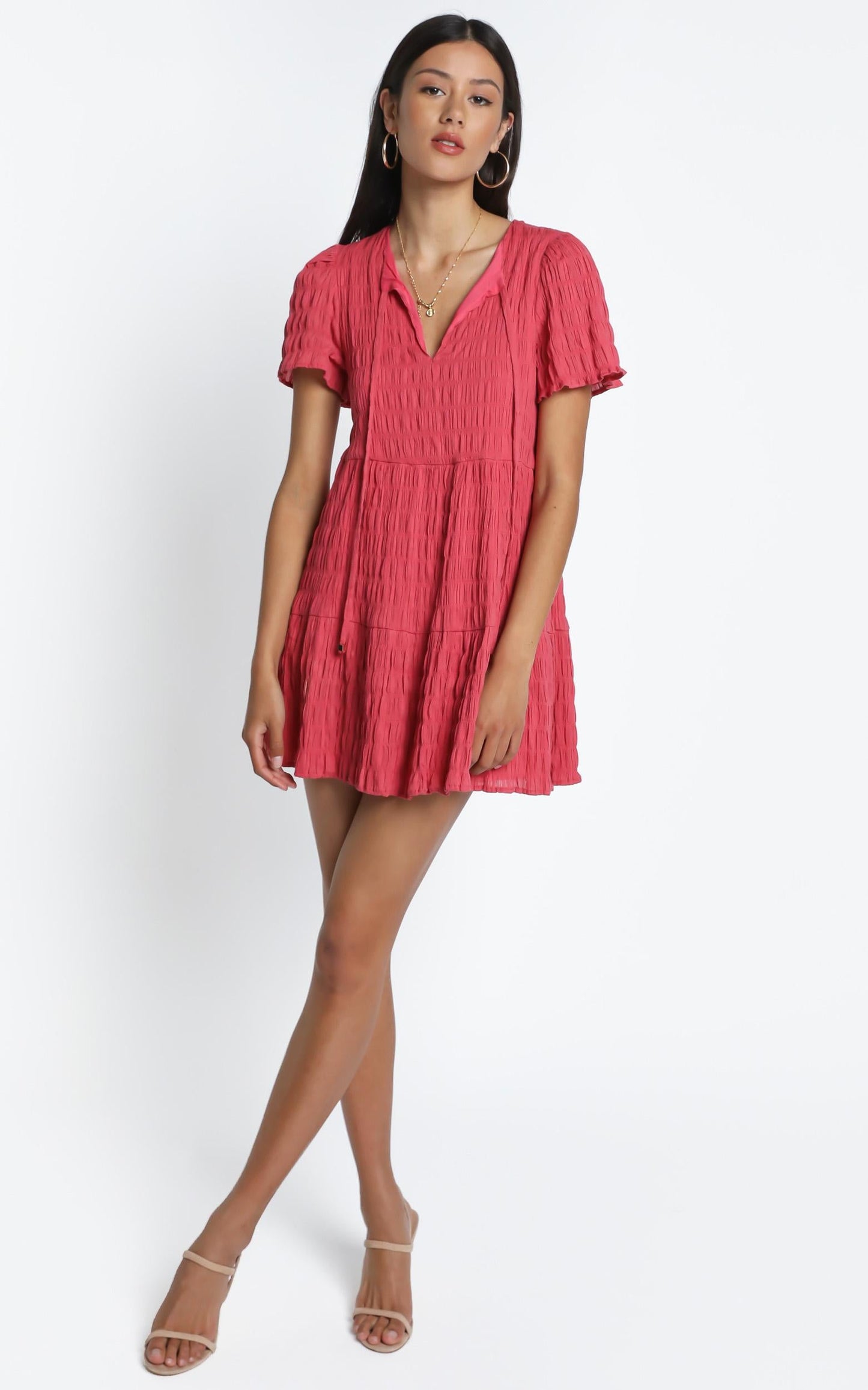 Serra Dress in Watermelon