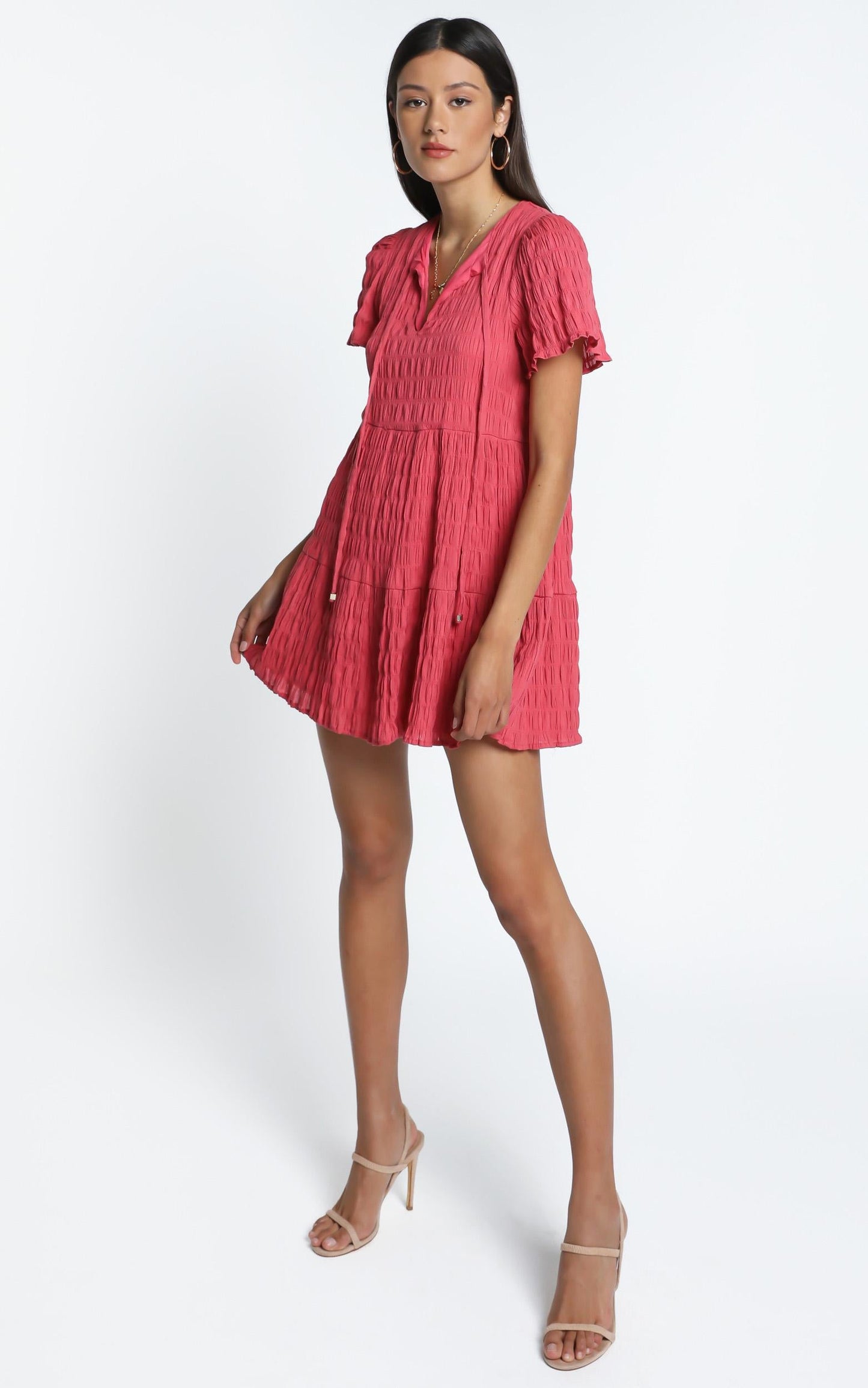 Serra Dress in Watermelon