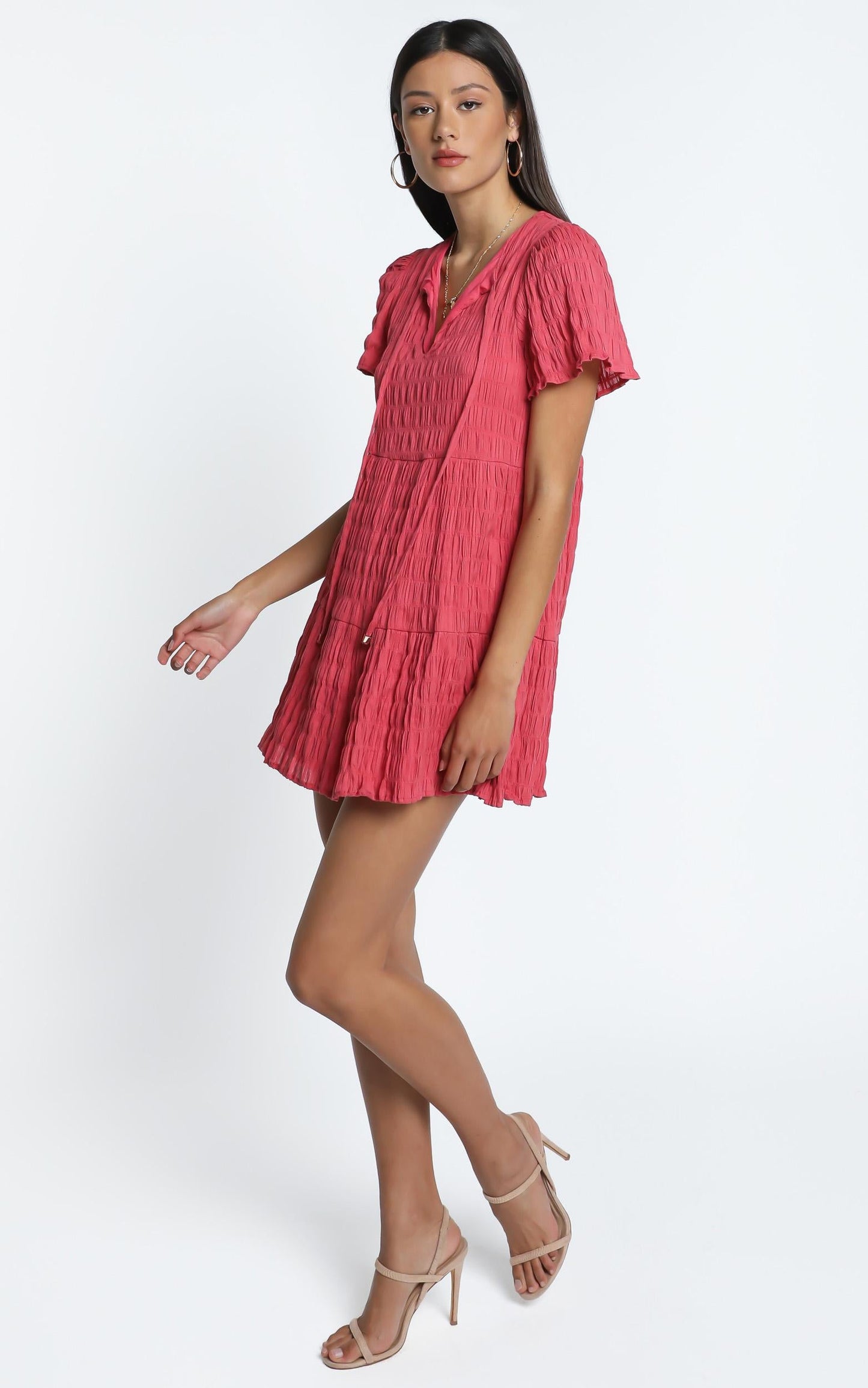 Serra Dress in Watermelon