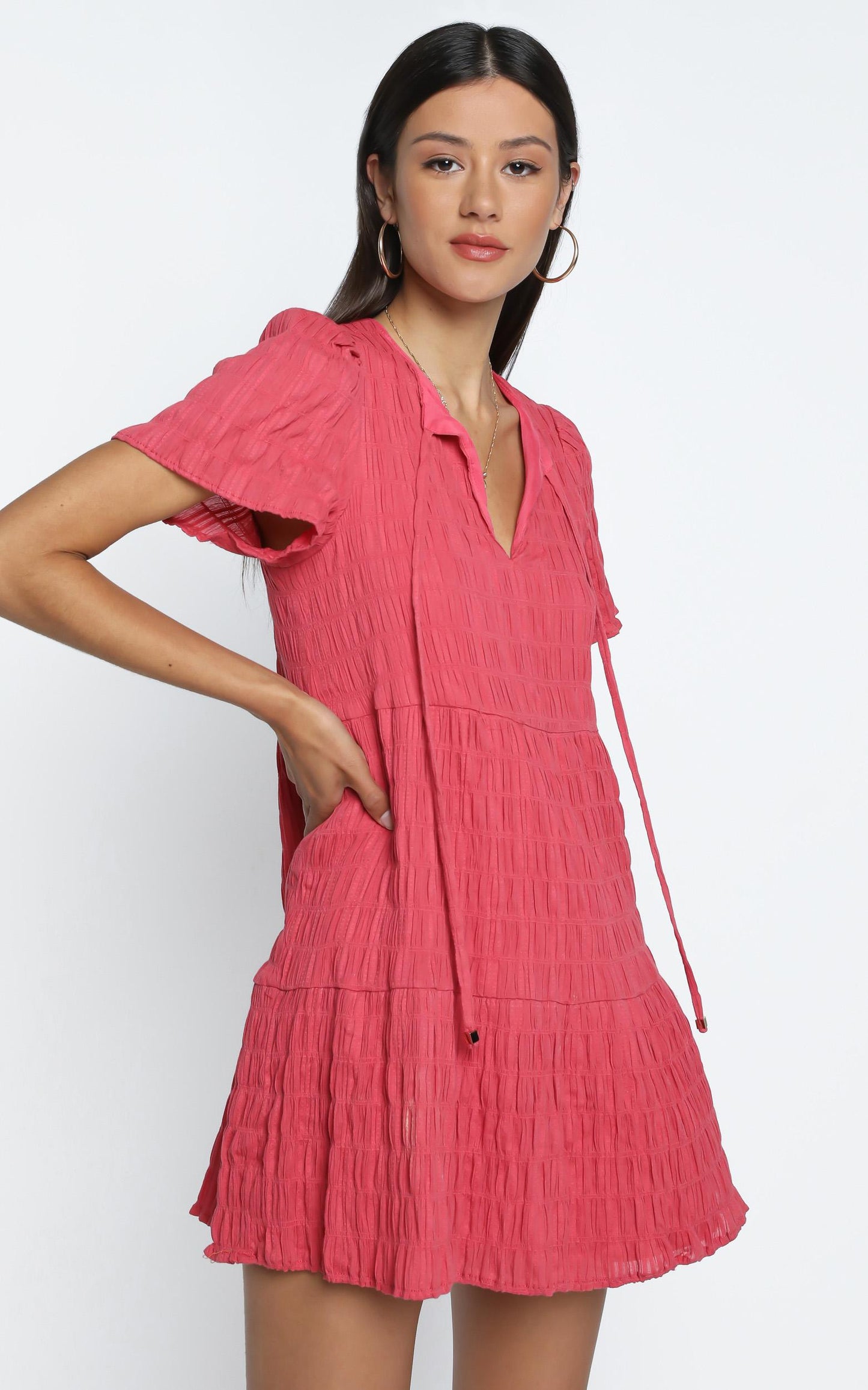 Serra Dress in Watermelon