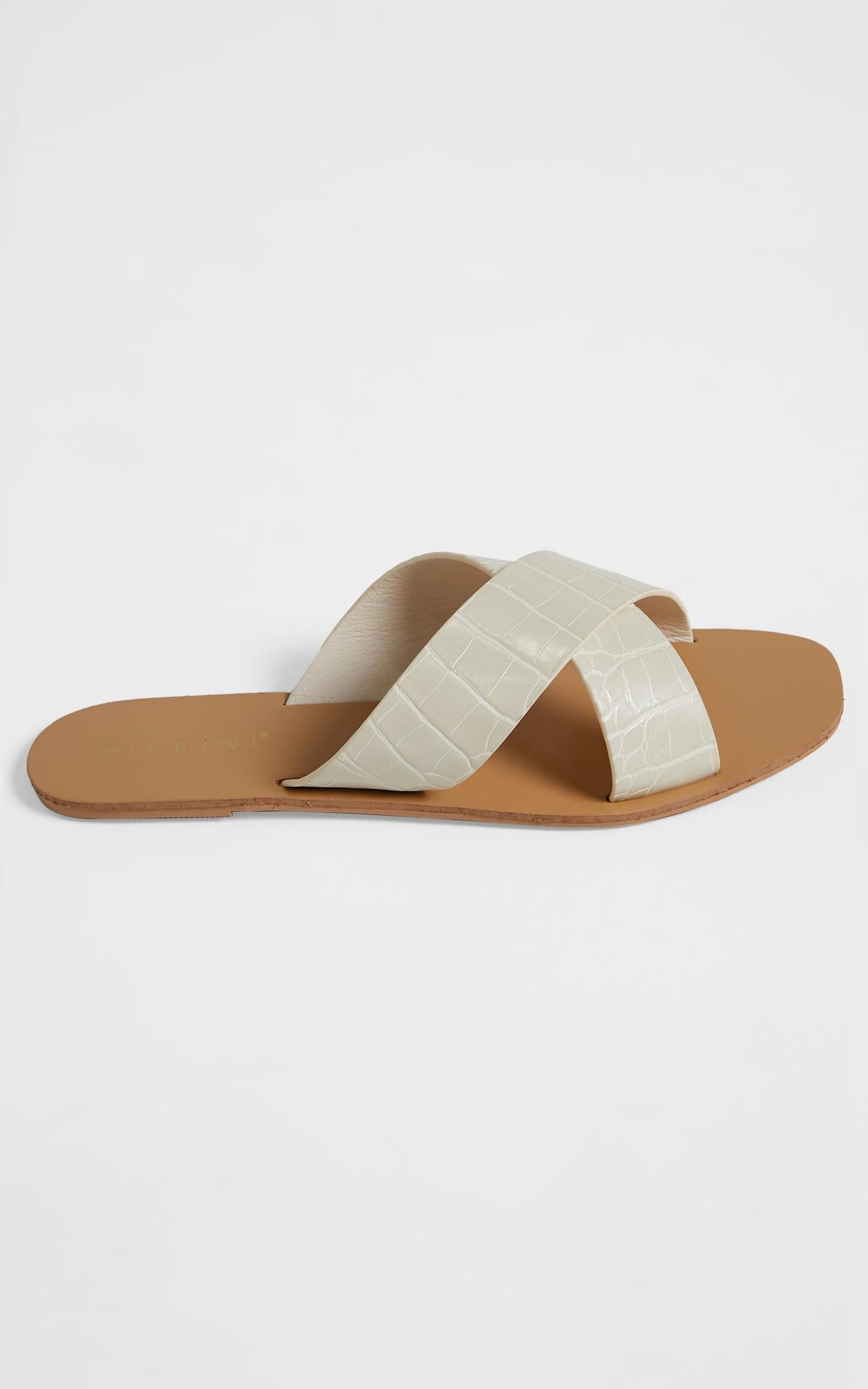 Billini - Hale Sandals in White Croc