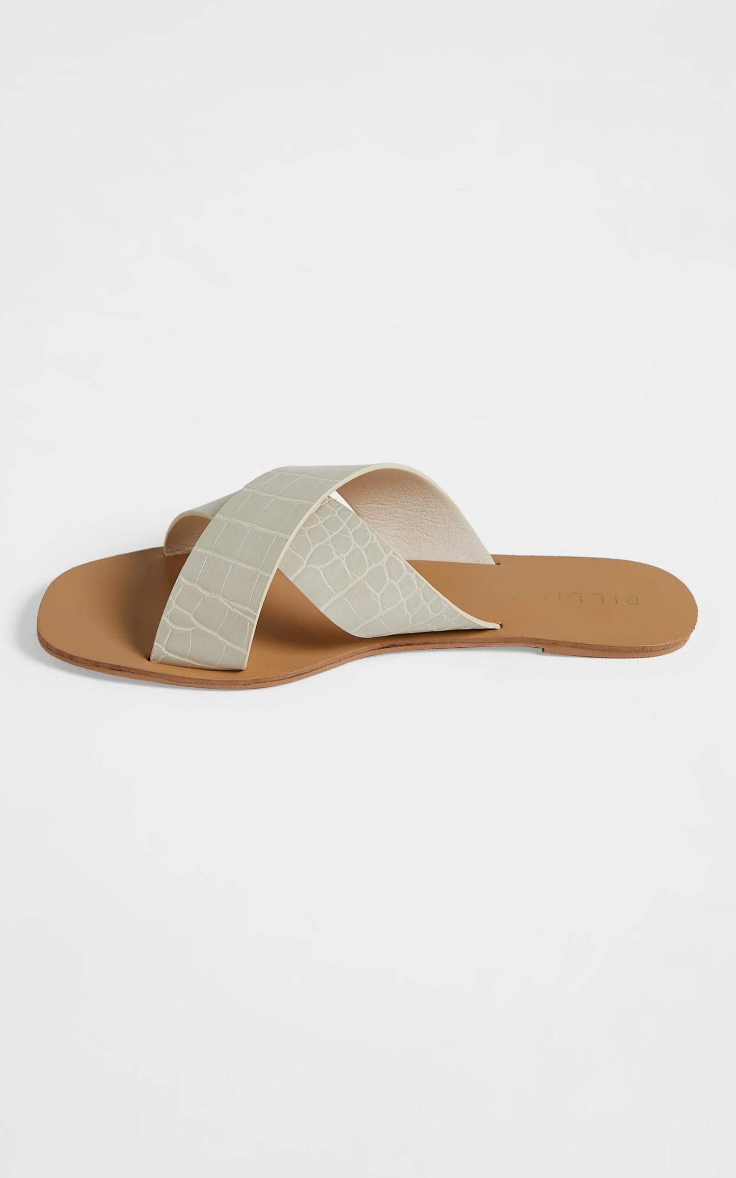 Billini - Hale Sandals in White Croc