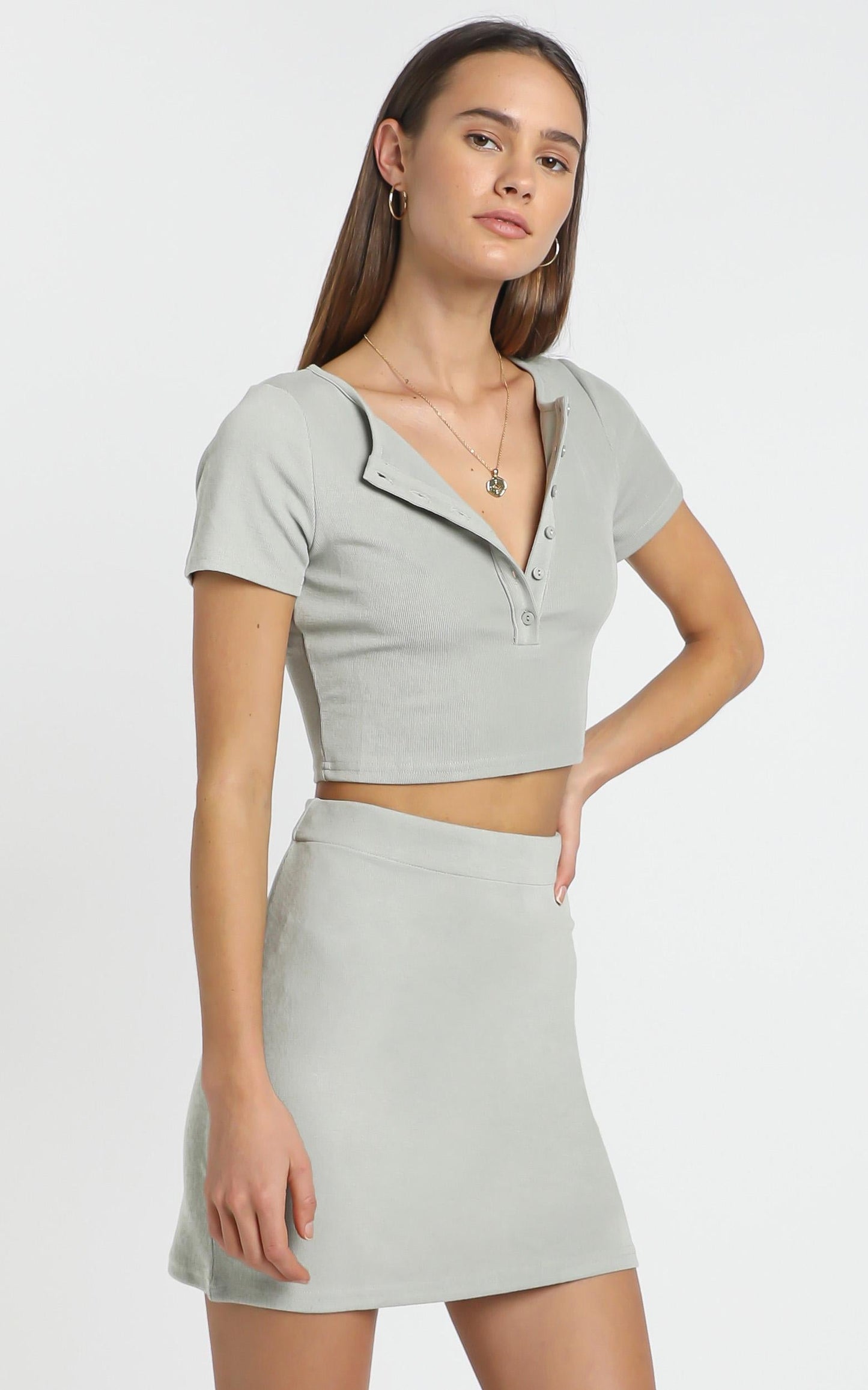 Inez Skirt in Sage