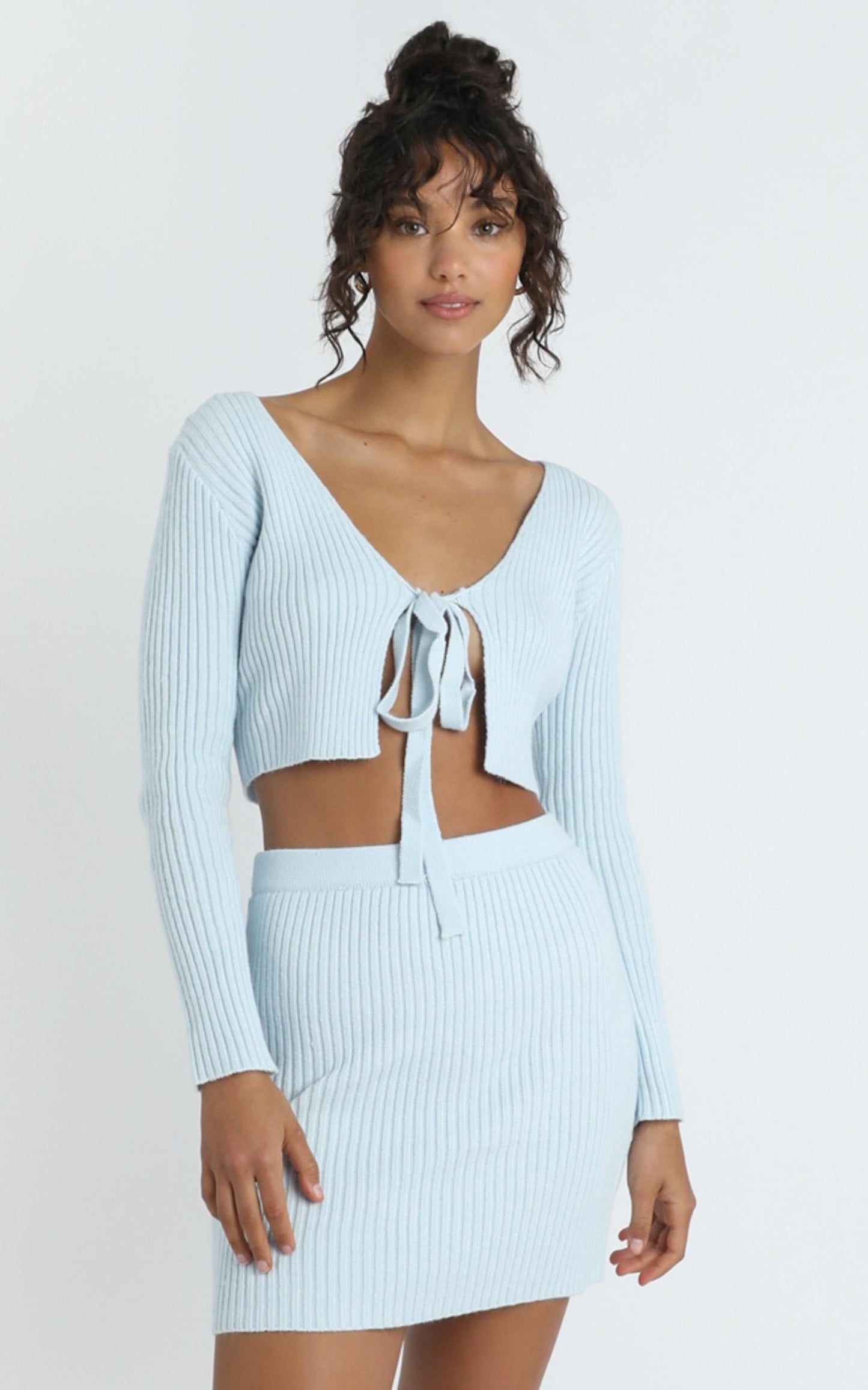 Winifred Top in Pastel Blue
