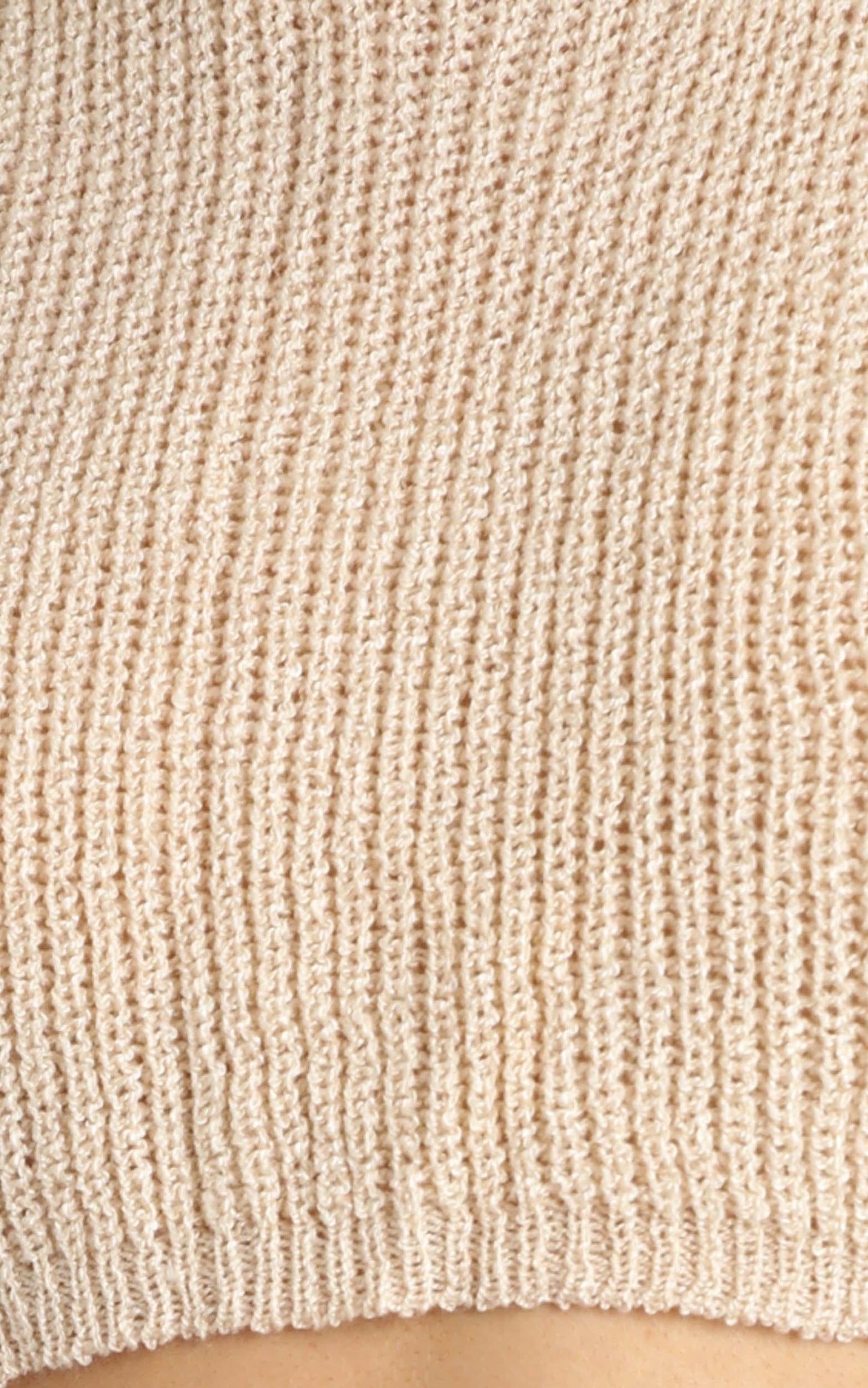 Saffron Knit Three Piece Set in Beige