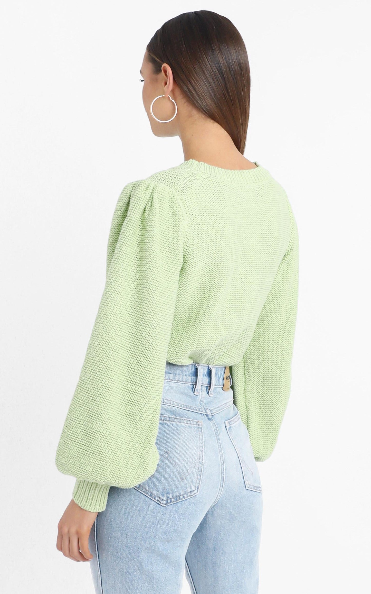 Safia Knit Jumper in Green