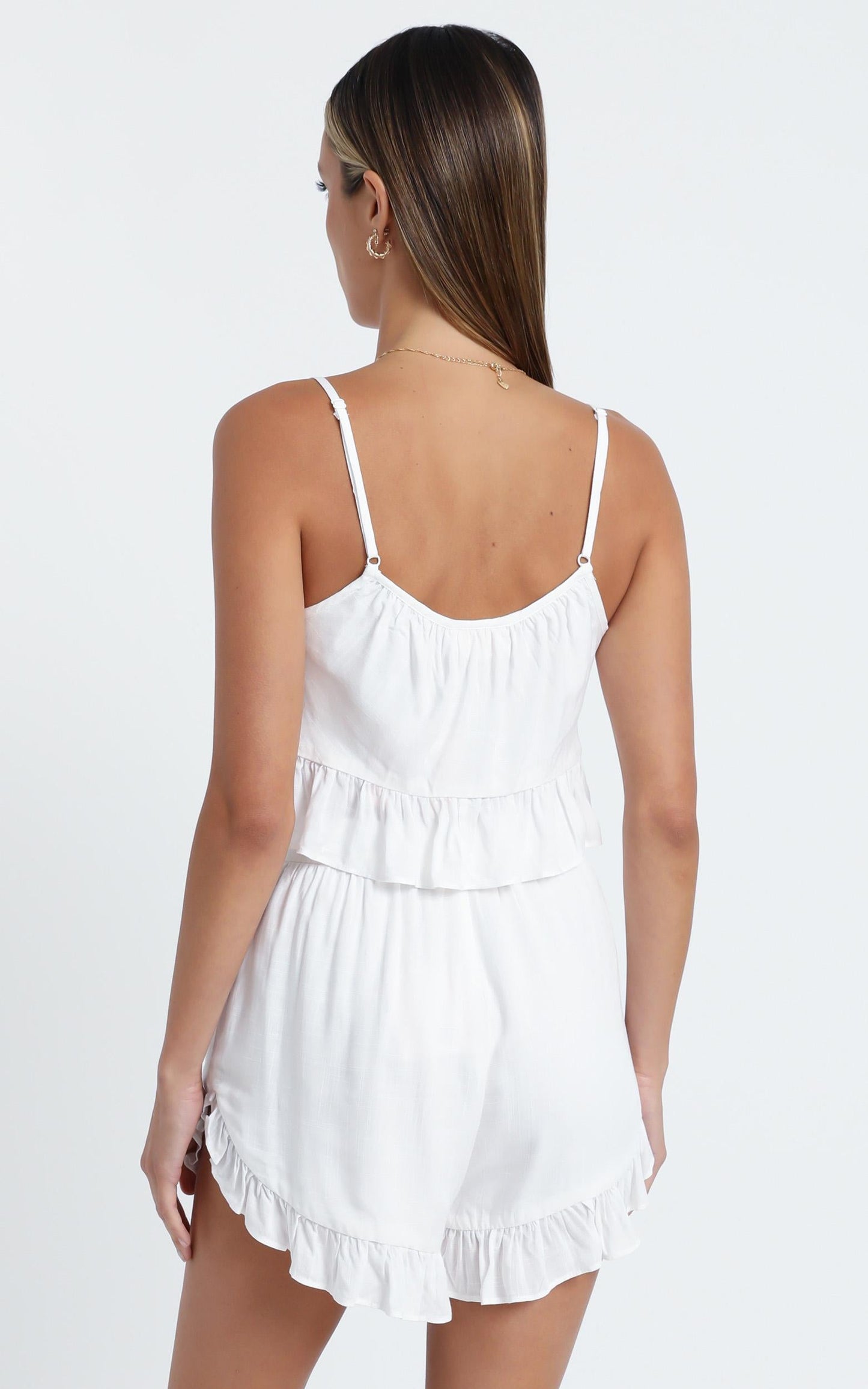 Samira Two Piece Set in White