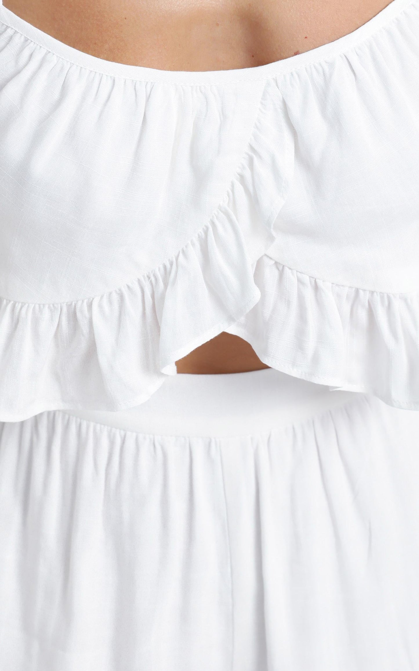 Samira Two Piece Set in White