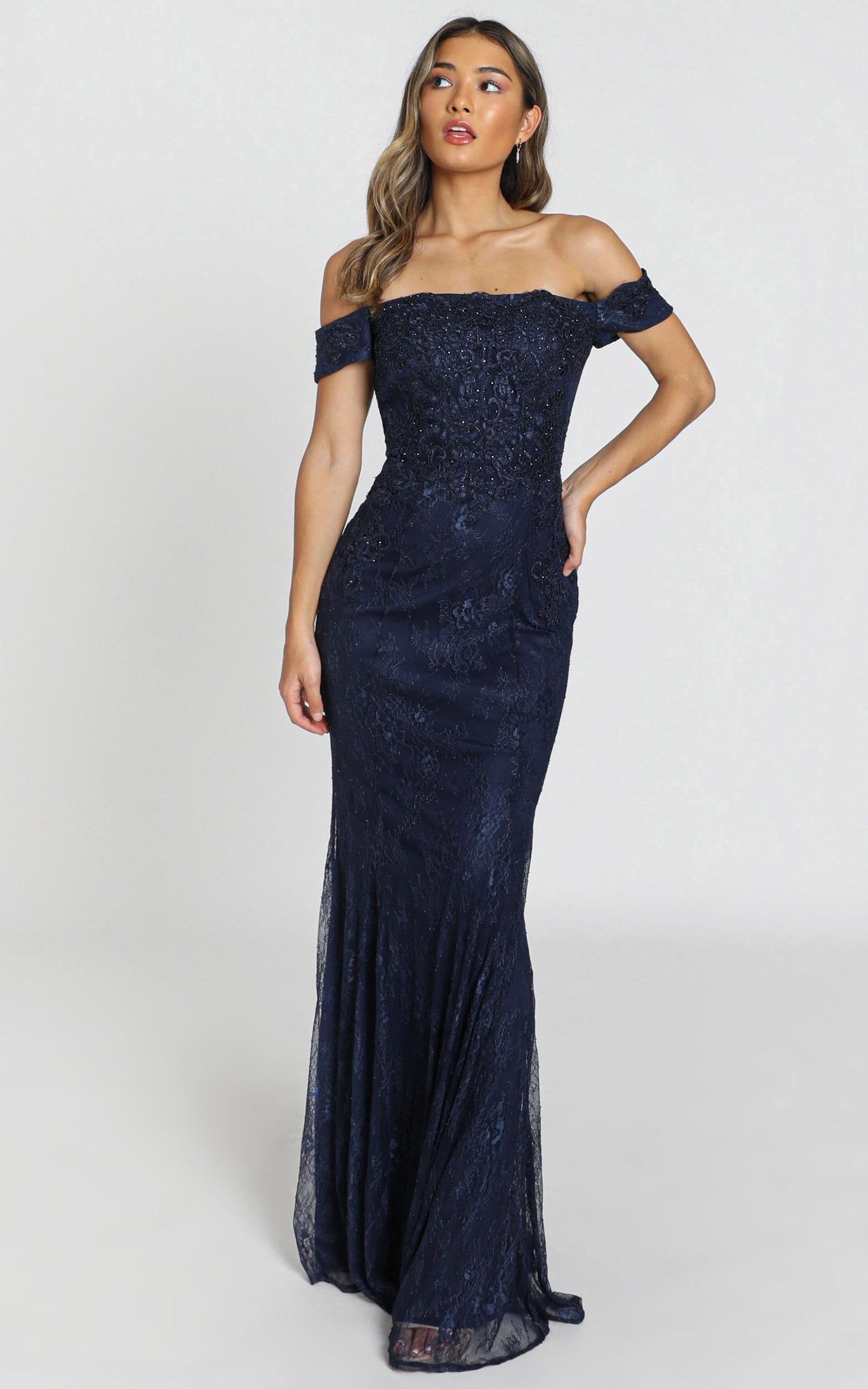 San Pedro Dress in navy