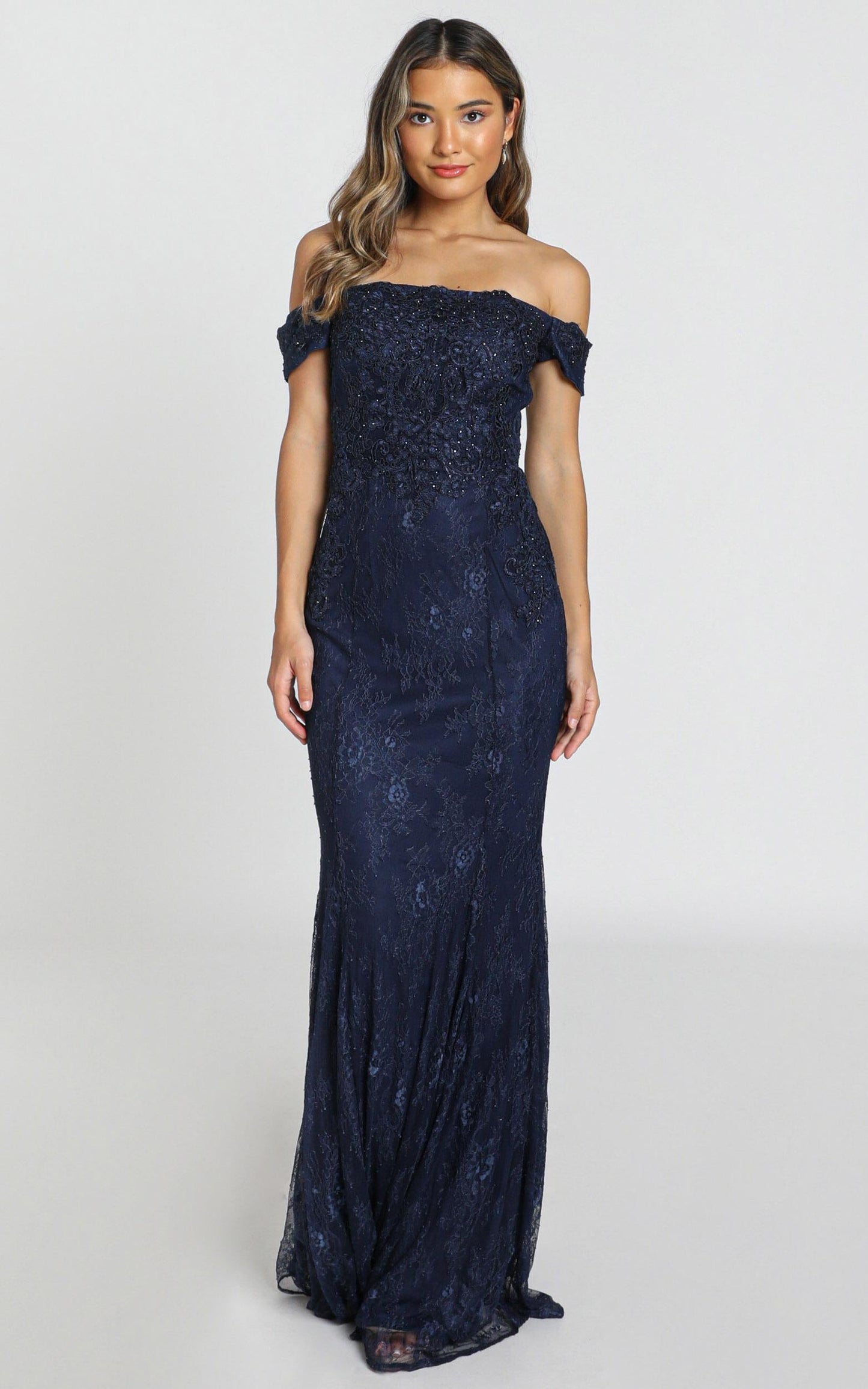 San Pedro Dress in navy