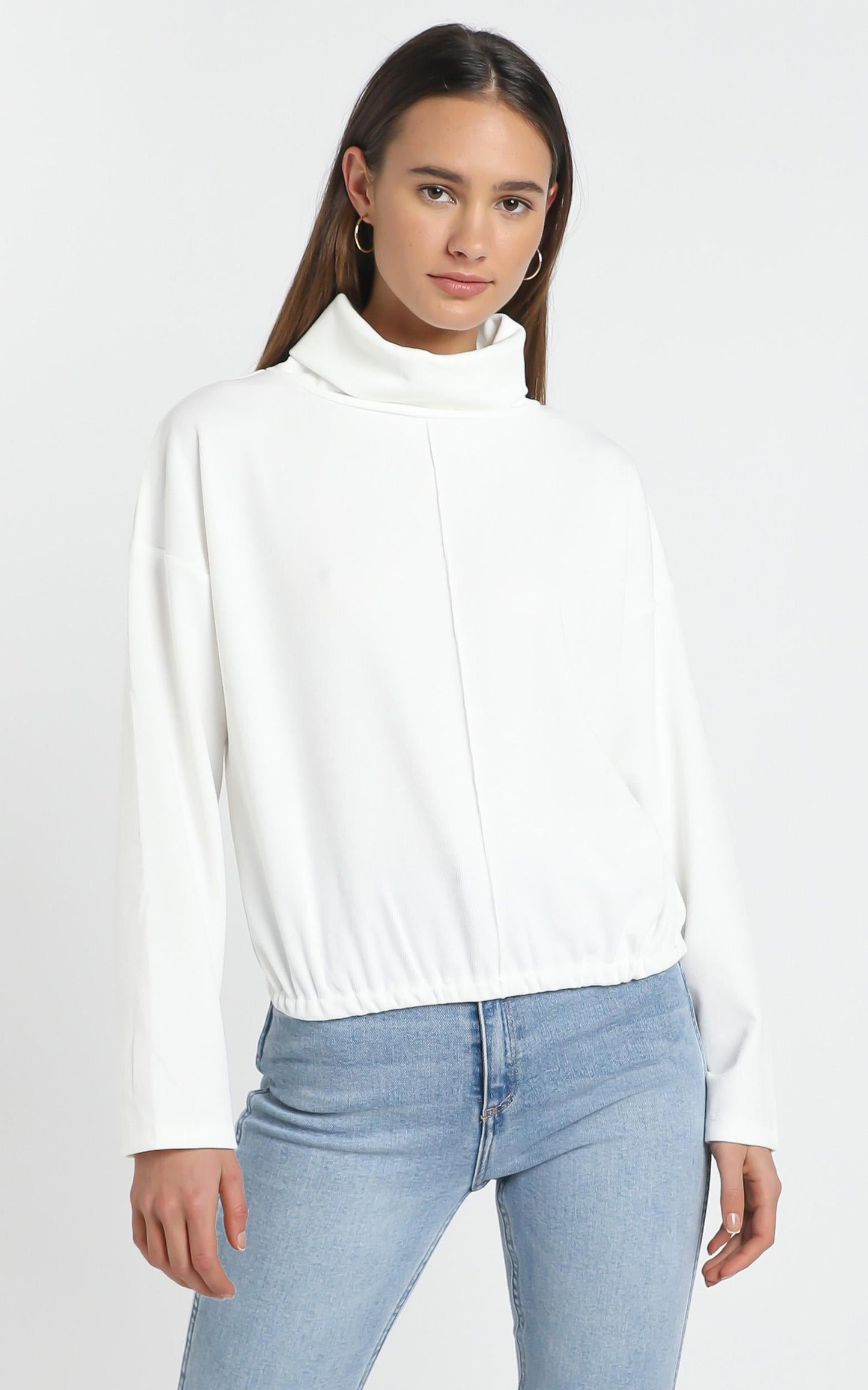 Sara Sweater in White