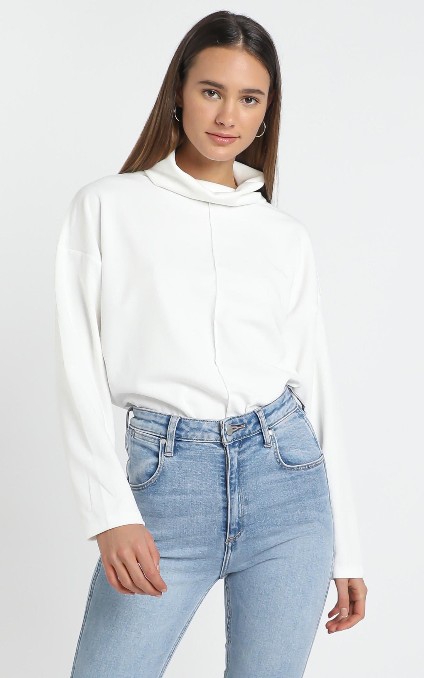 Sara Sweater in White