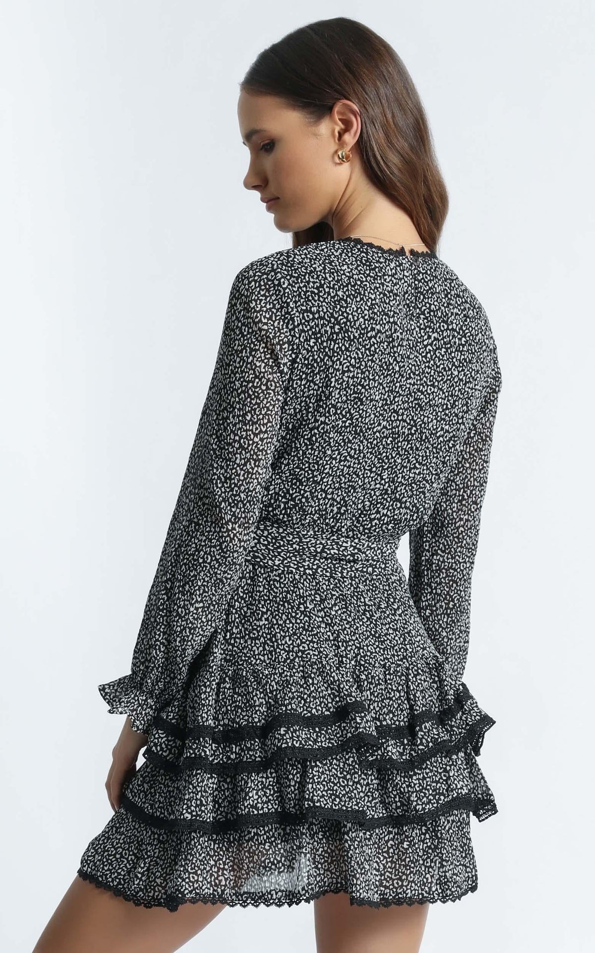Sara dress in Leopard Print