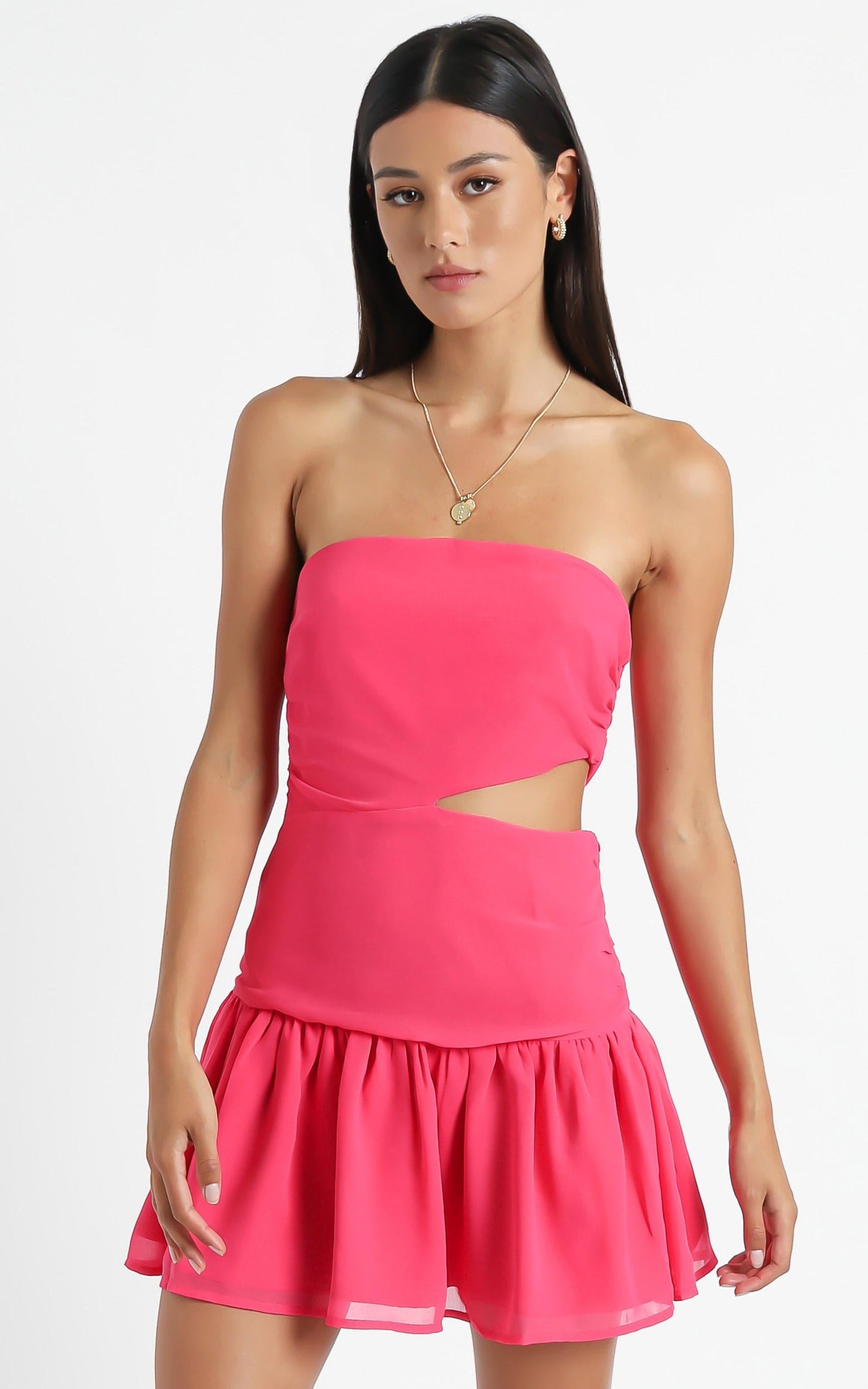 Sazerac Dress in Hot Pink
