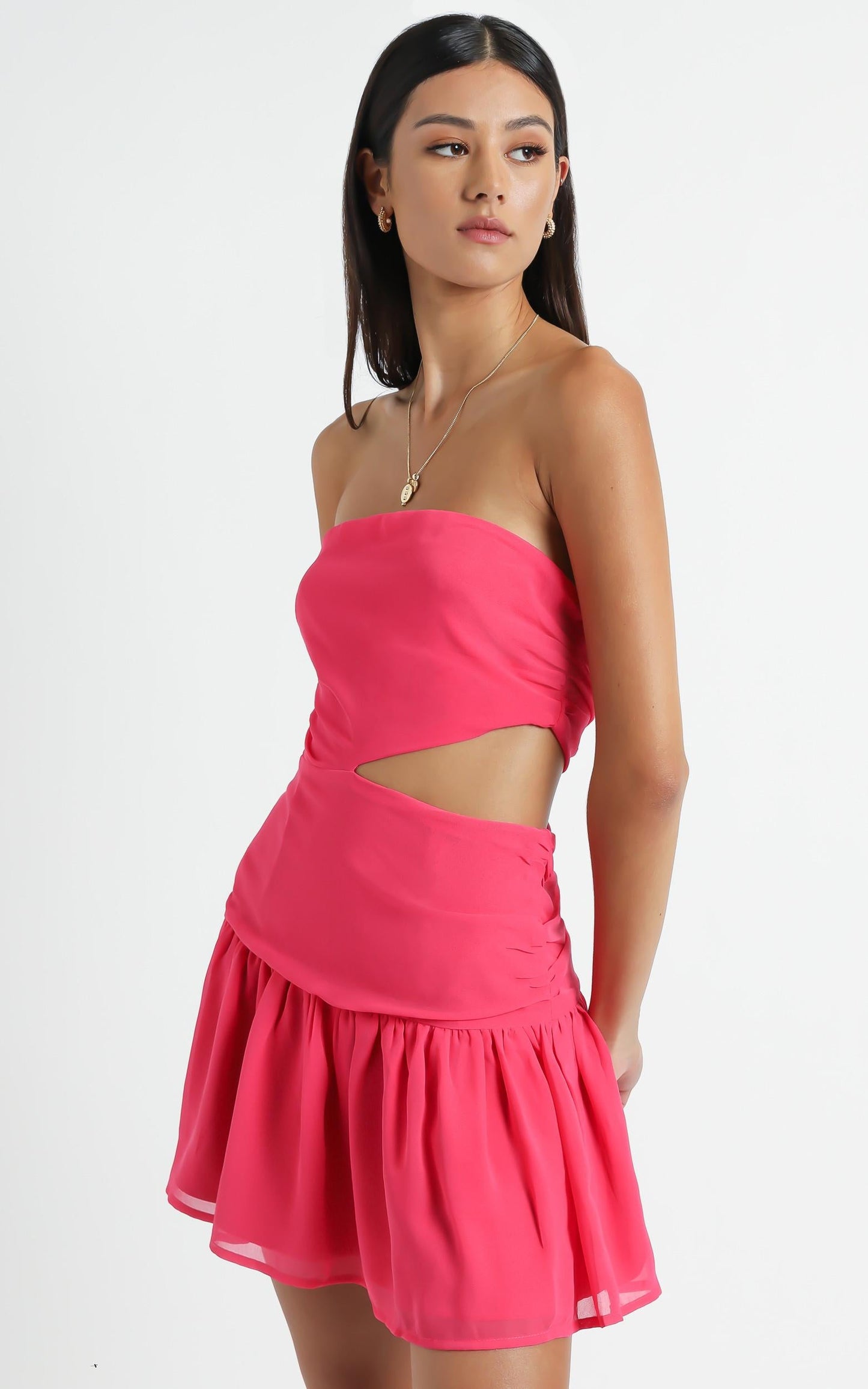 Sazerac Dress in Hot Pink