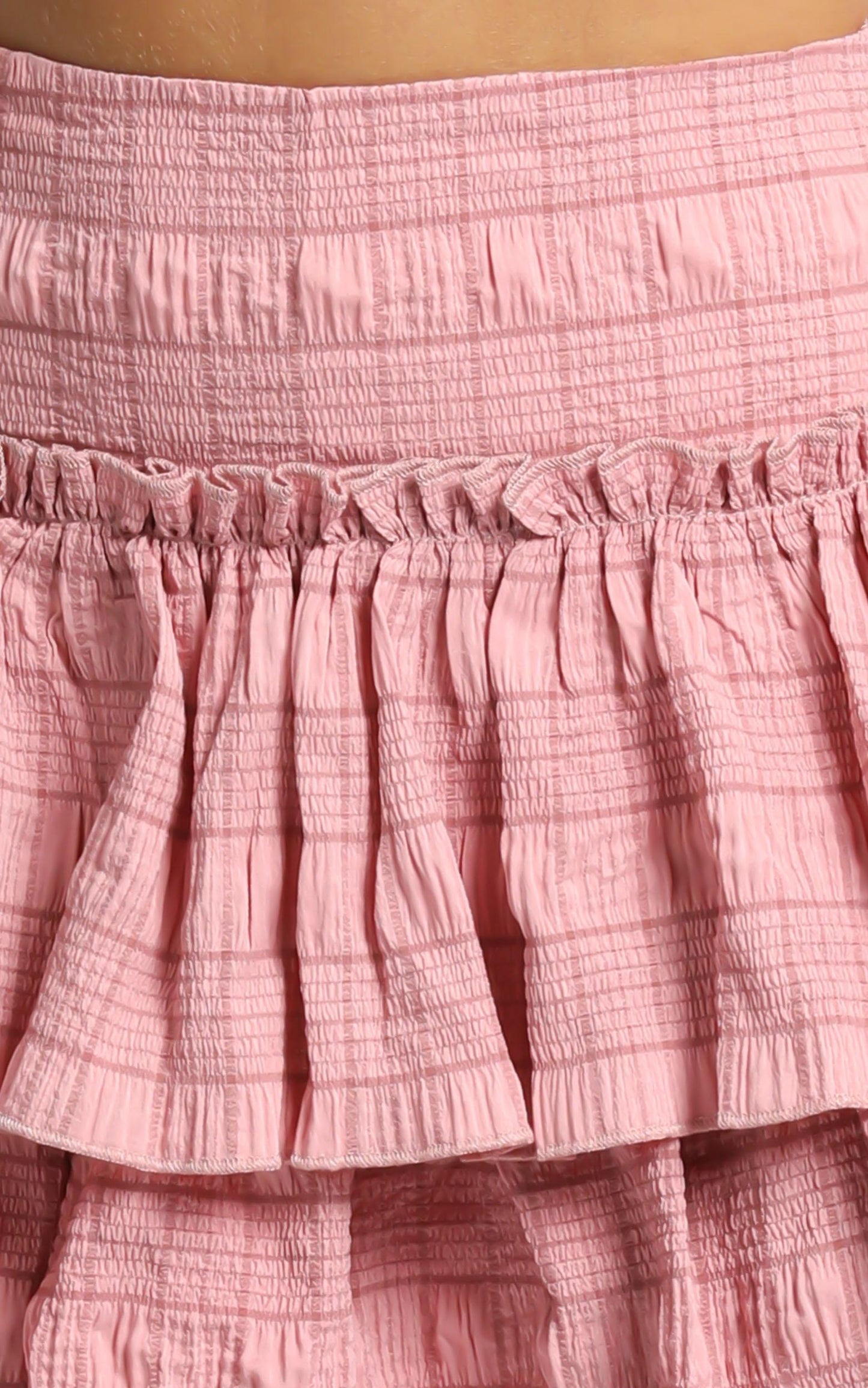 Purdie Skirt in Rose Check