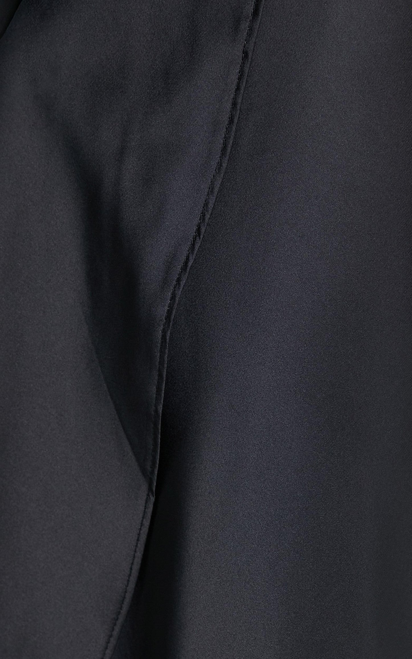Salacia Skirt in Black Satin