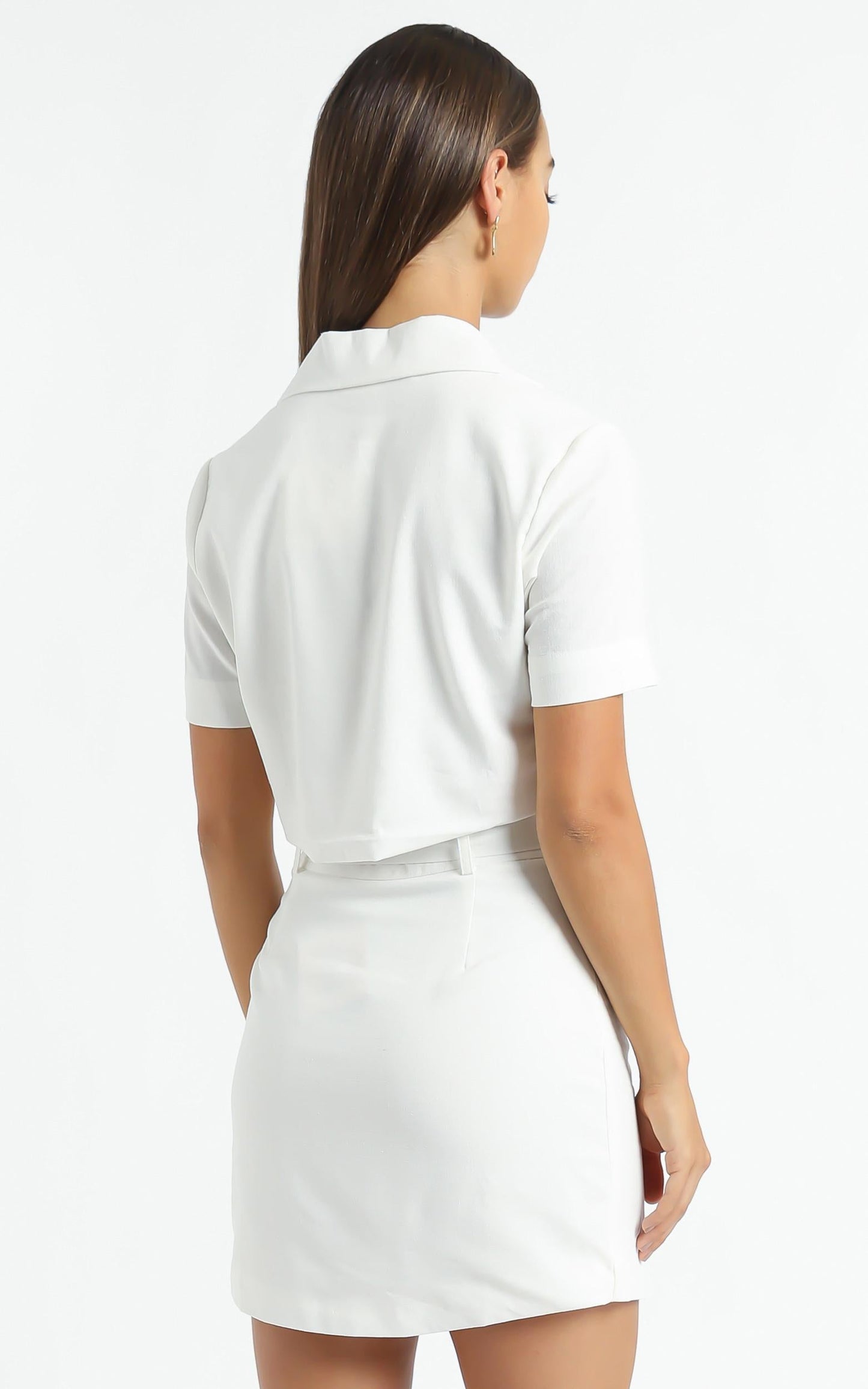 Elie Two Piece Set in White