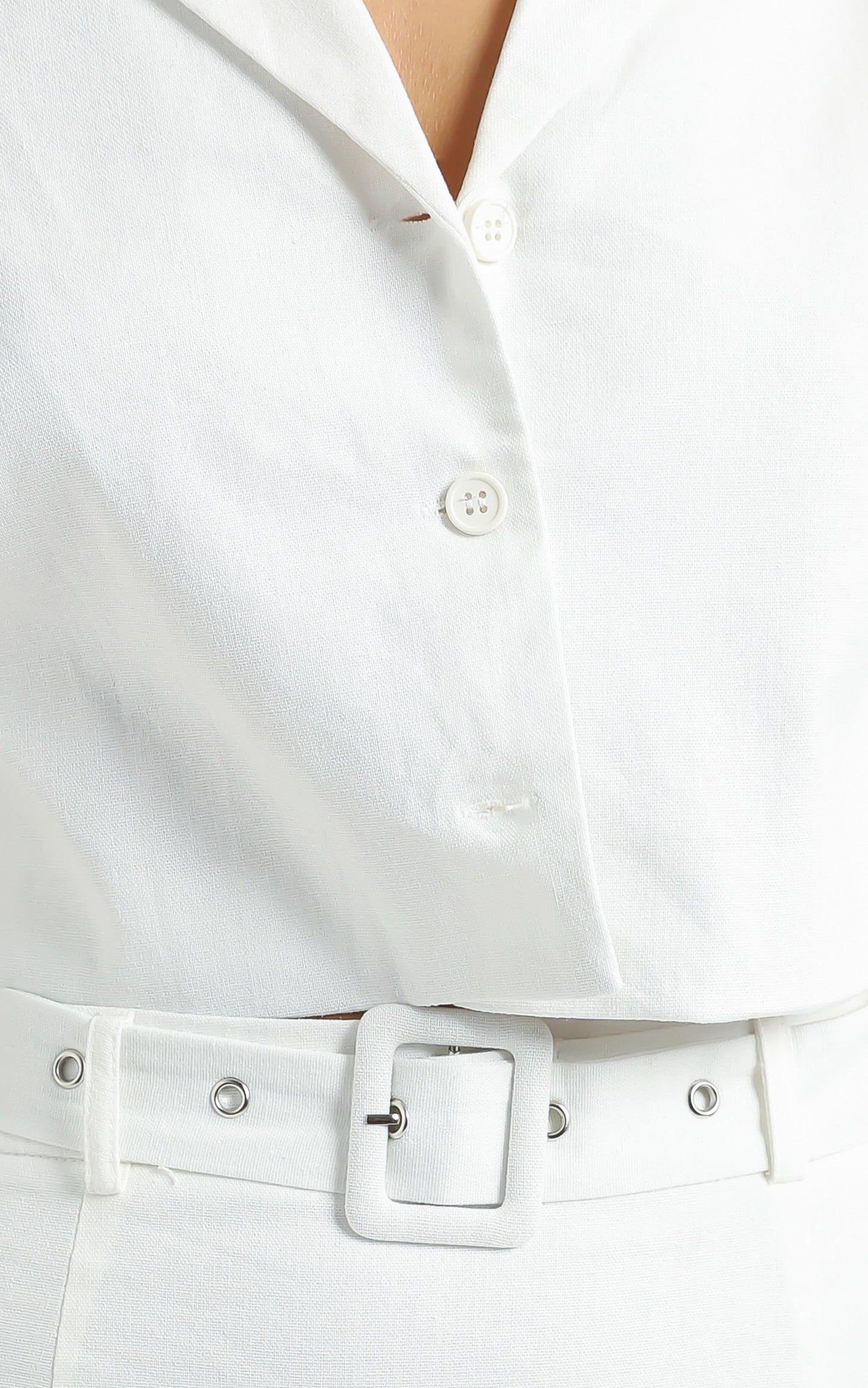 Elie Two Piece Set in White