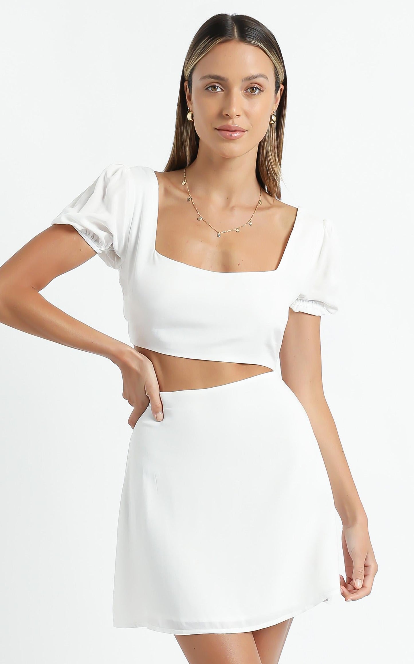 Artemis Two Piece Set in White