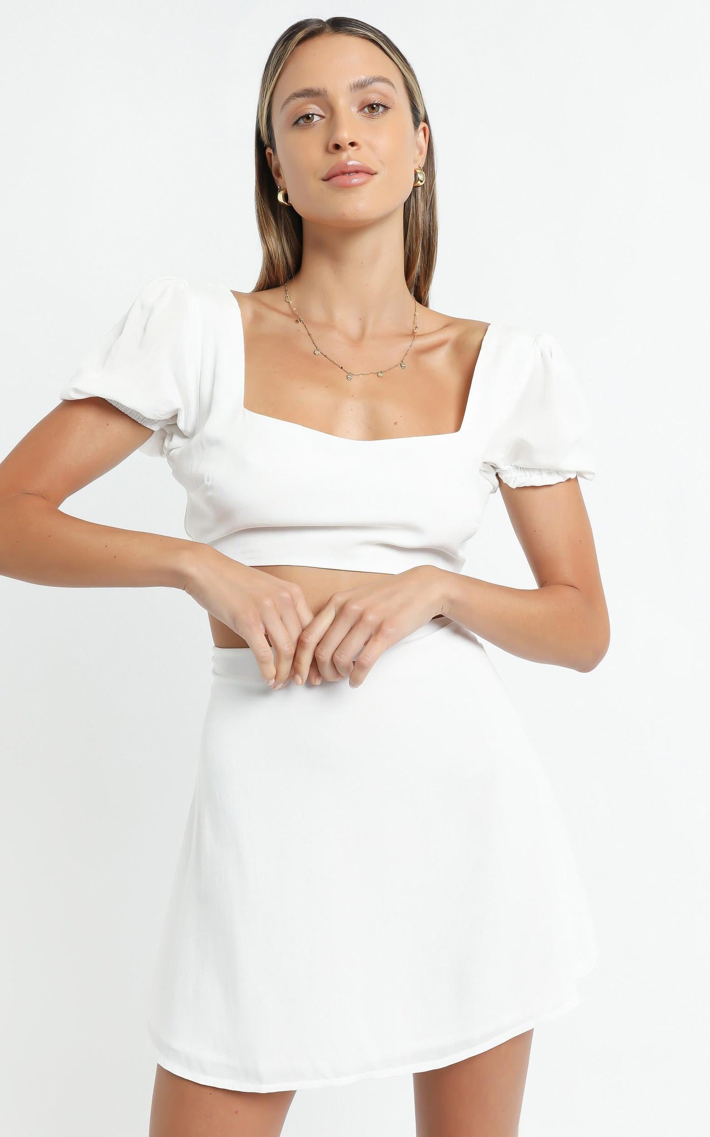 Artemis Two Piece Set in White