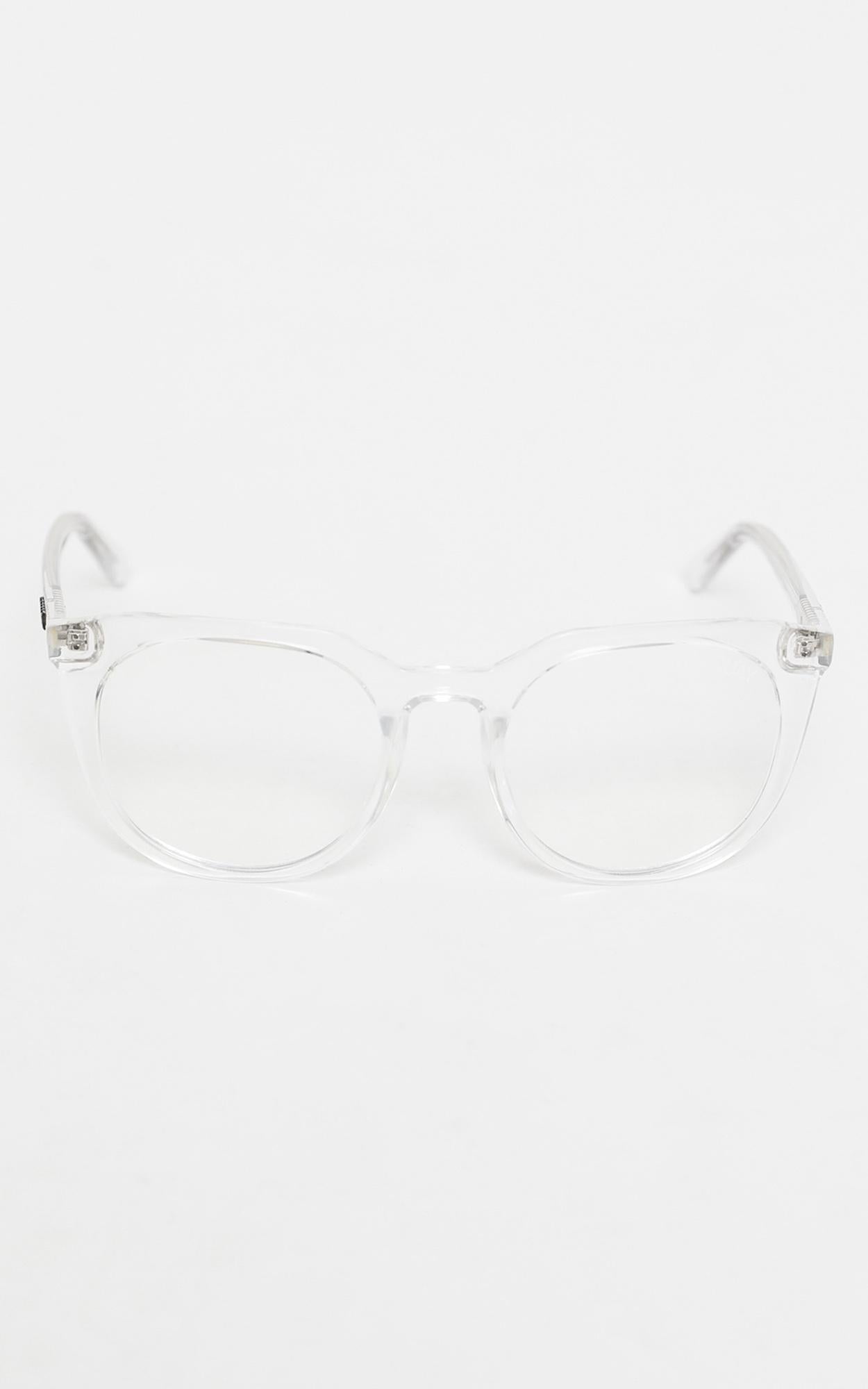 Quay - Scrollin Blue Light Glasses in Clear